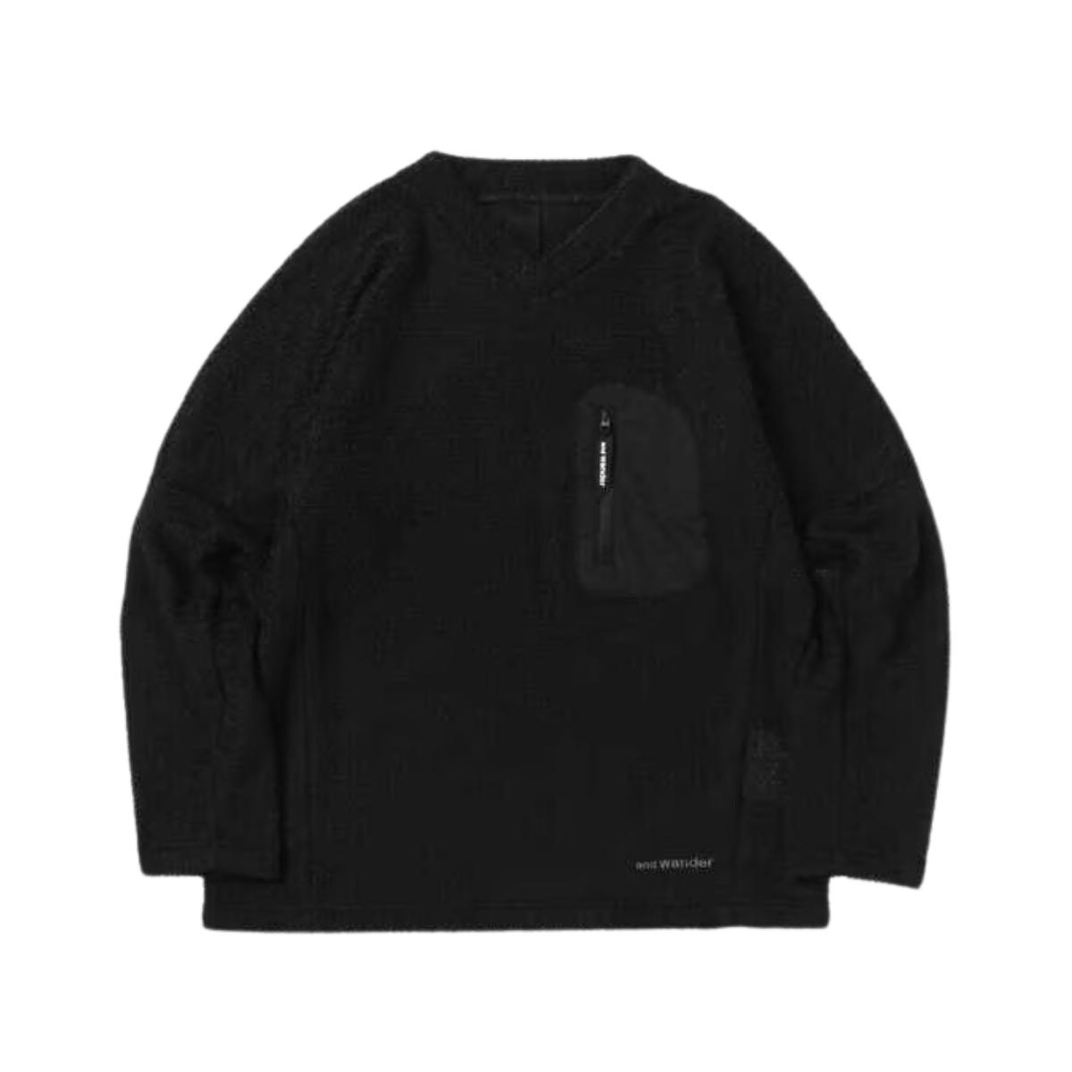 and wander Alpha Direct Pullover Black for Men | Lyst