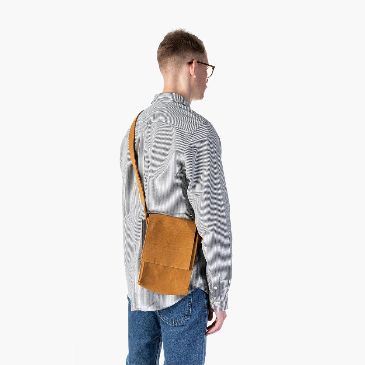 Amiacalva Canvas Shoulder Mustard S in Brown for Men | Lyst