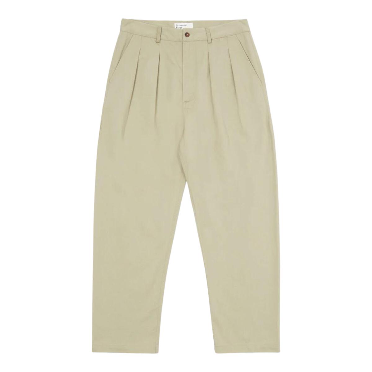 Universal Works Double Pleat Pant Stone in Natural for Men | Lyst