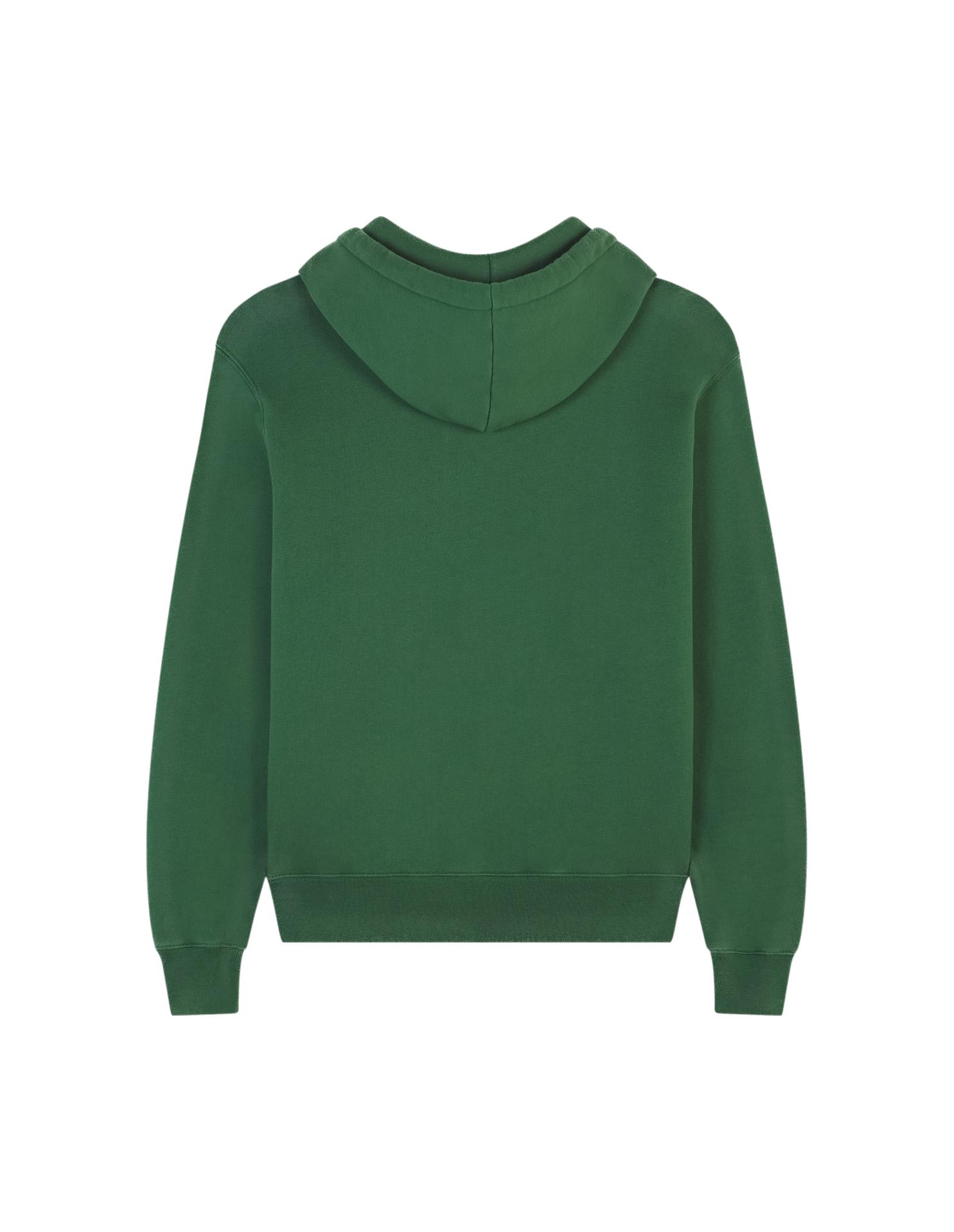 Maison Kitsuné Bold Fox Head Patch Comfort Hoodie Bottle Green for