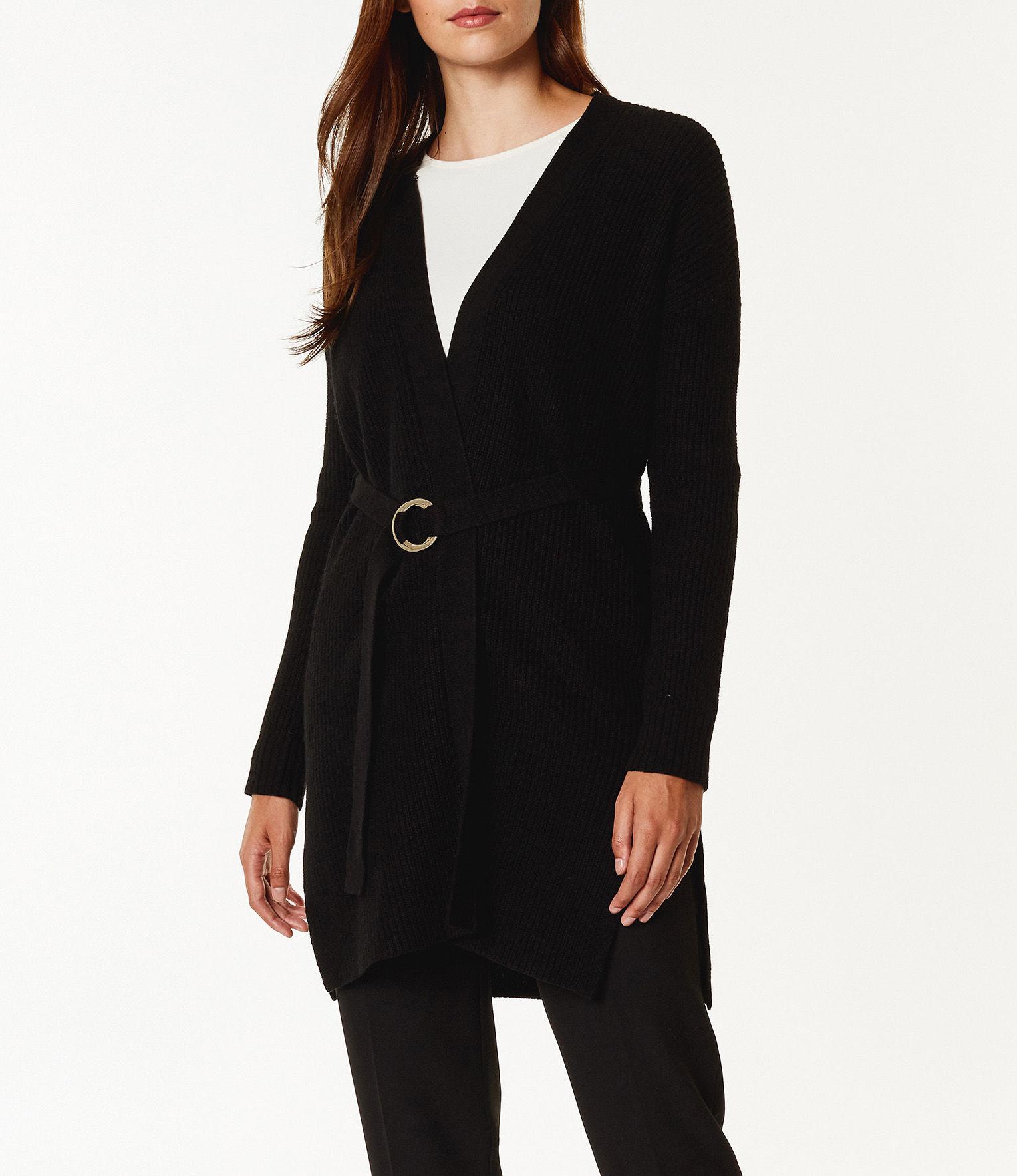 karen millen black cardigan