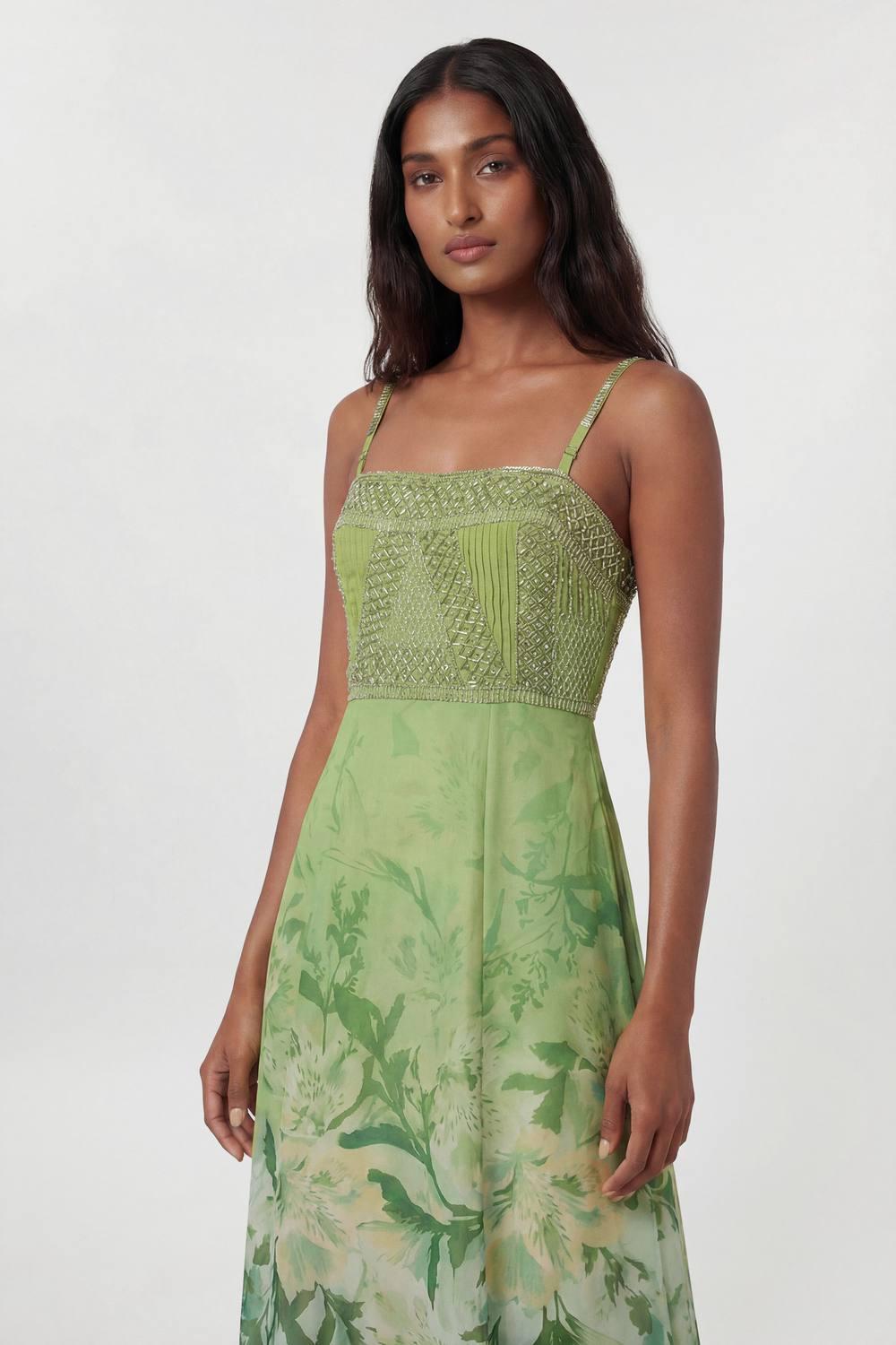 beautiful dresses formal Gold V-Neck Formal Dress With Elegant Beading Embellishment