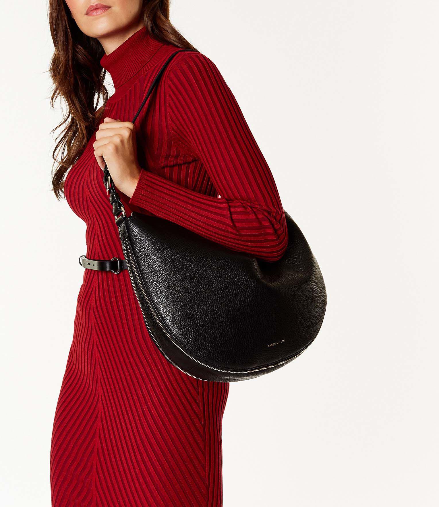 karen millen slouchy shoulder bag