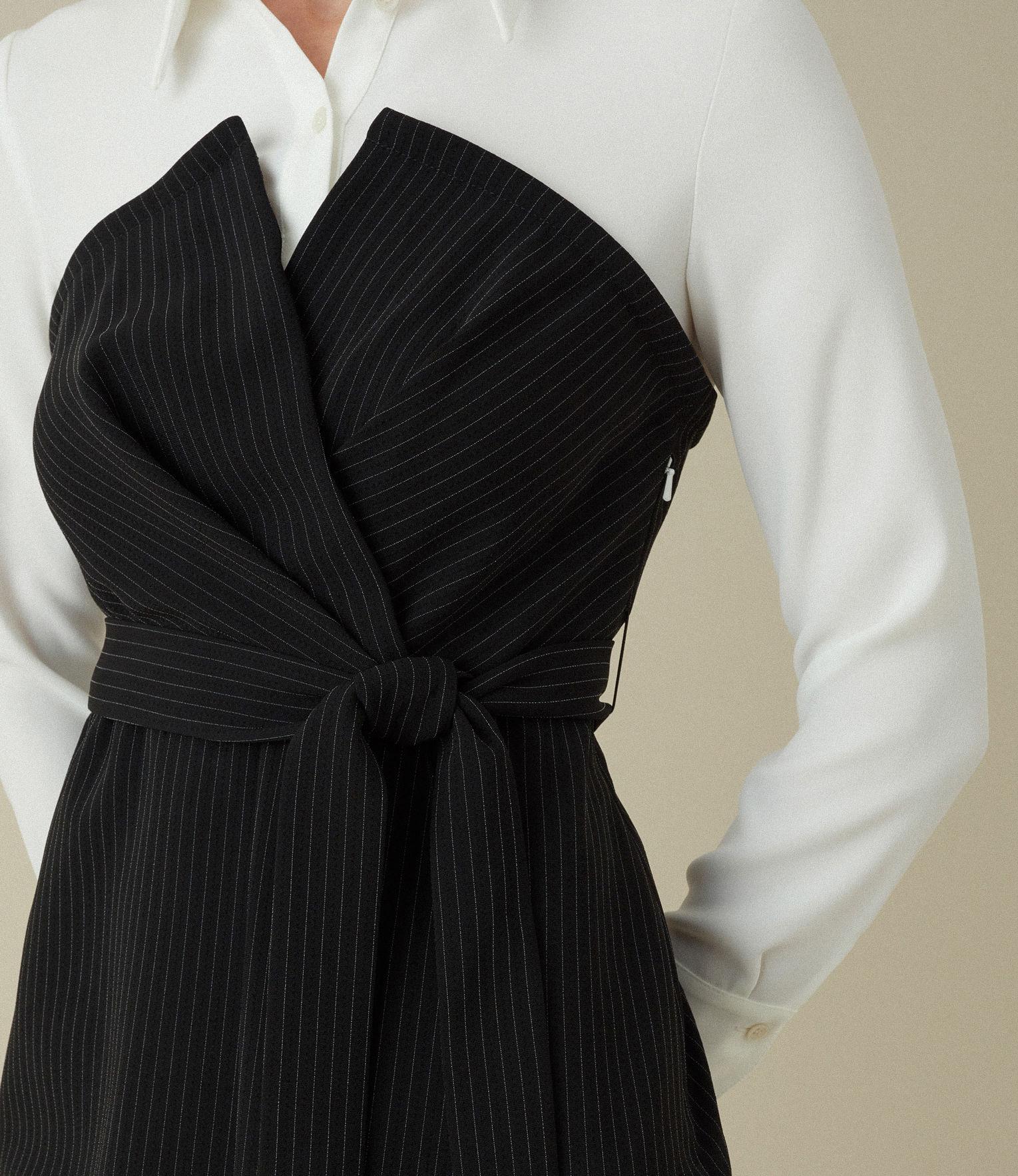 karen millen layered wrap dress