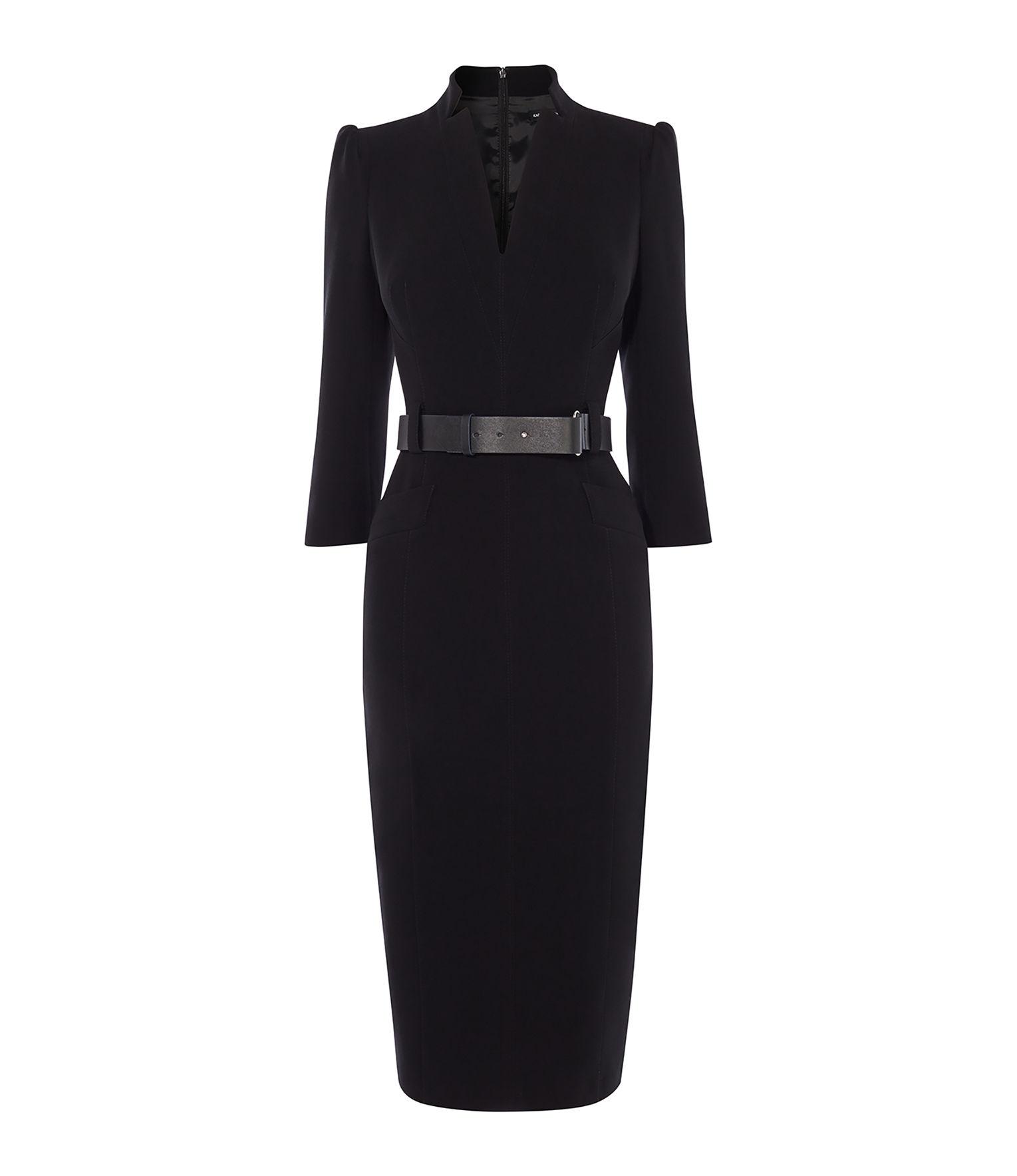 Karen Millen Synthetic Forever Dress in Black Lyst