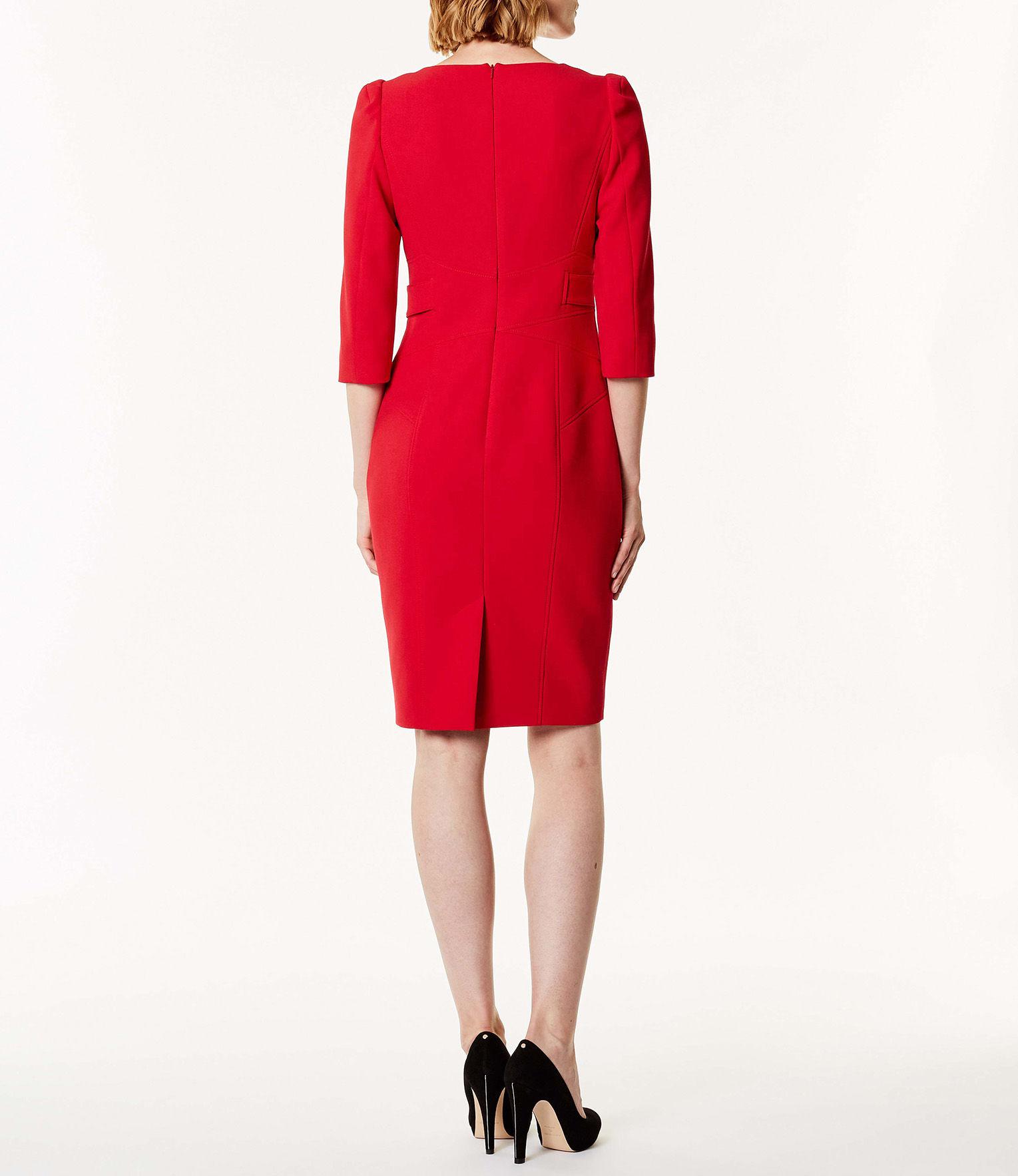 karen millen corsetry waist pencil dress