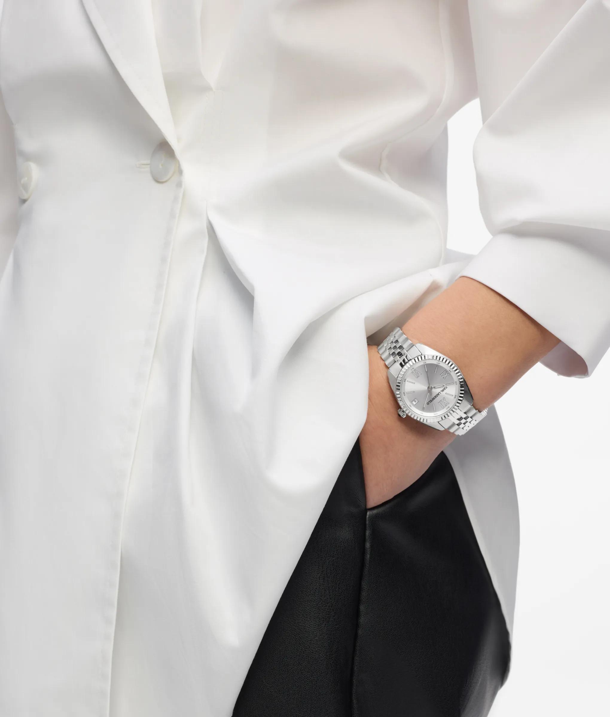 Karl Lagerfeld silver watch Karl Lagerfeld Karl 7 Watch - Silver - KAL20058 | The RealReal main image 2