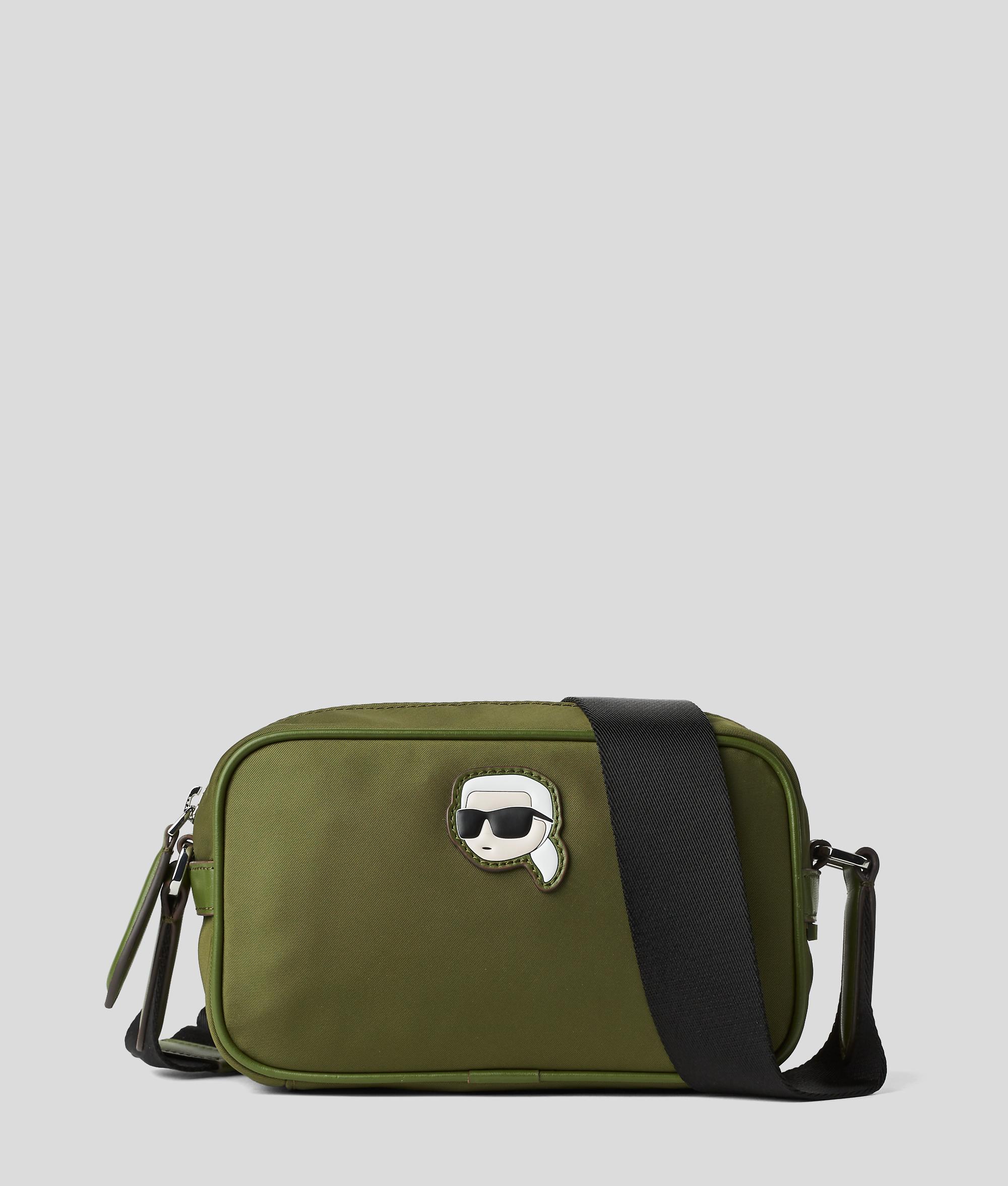 Karl Lagerfeld K/ikonik Nylon Camera Bag in Green | Lyst UK