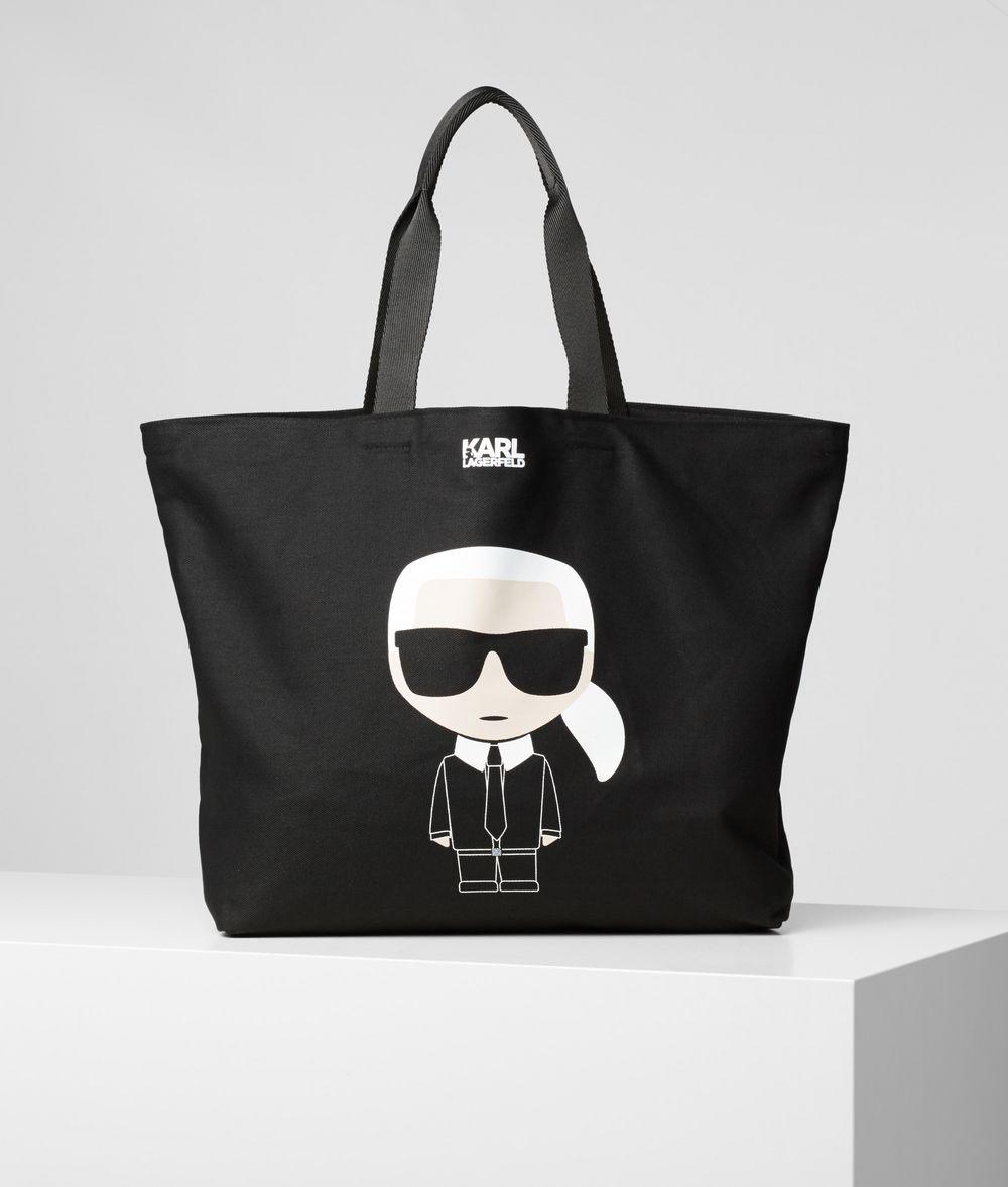 karl canvas tote