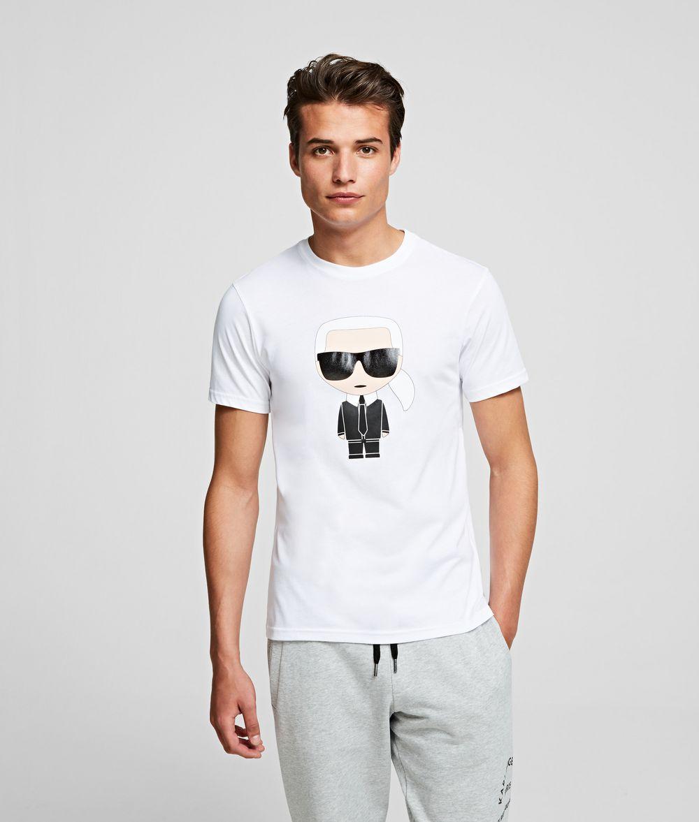 Karl Lagerfeld Cotton Karl Ikonik Tshirt in White for Men Lyst