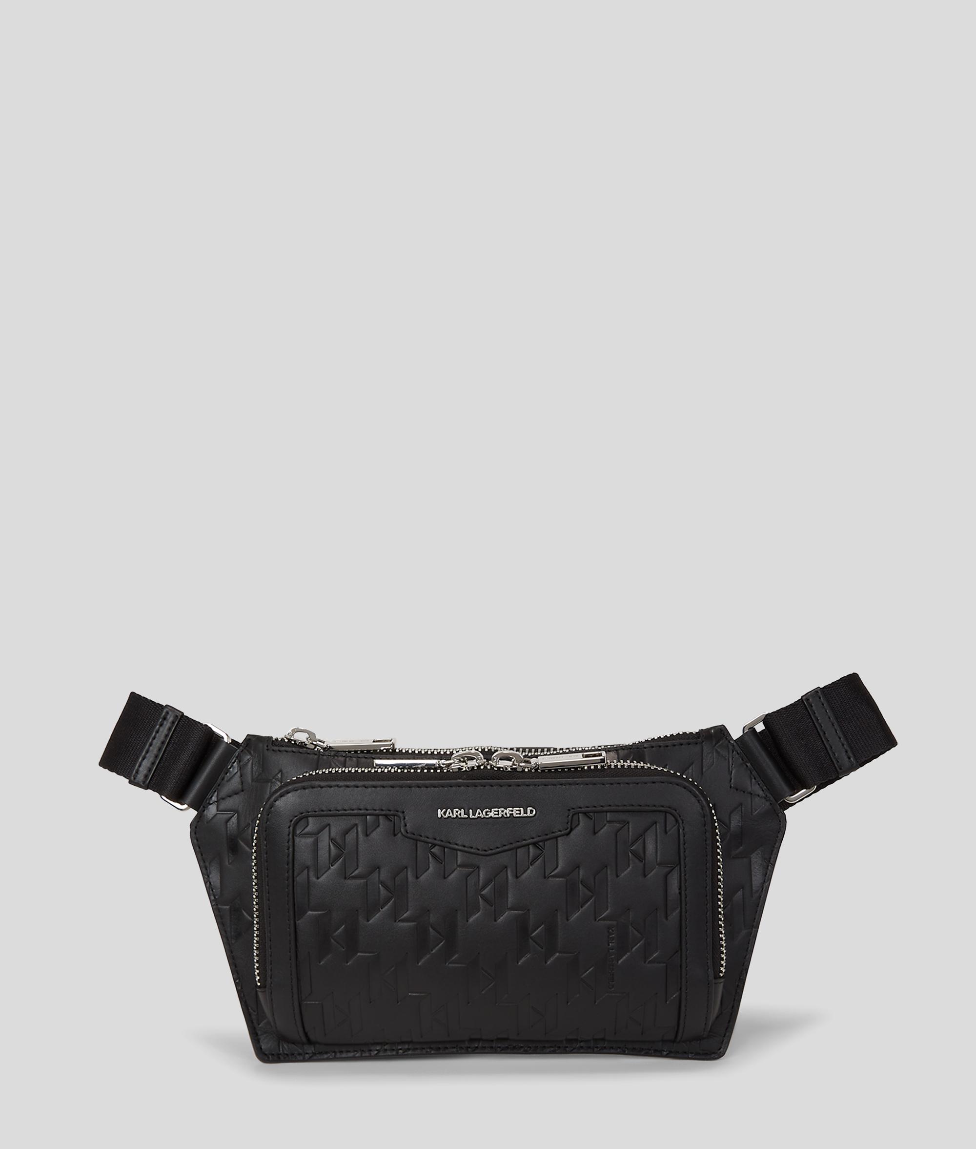 Karl Lagerfeld K loom Leather Bum Bag in Black for Men Lyst UK