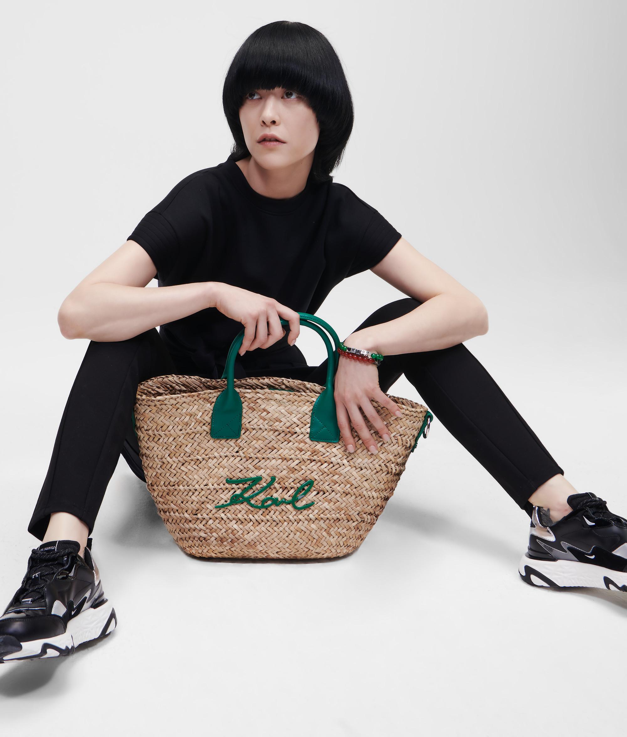 Karl Lagerfeld K/signature Basket in Metallic | Lyst UK