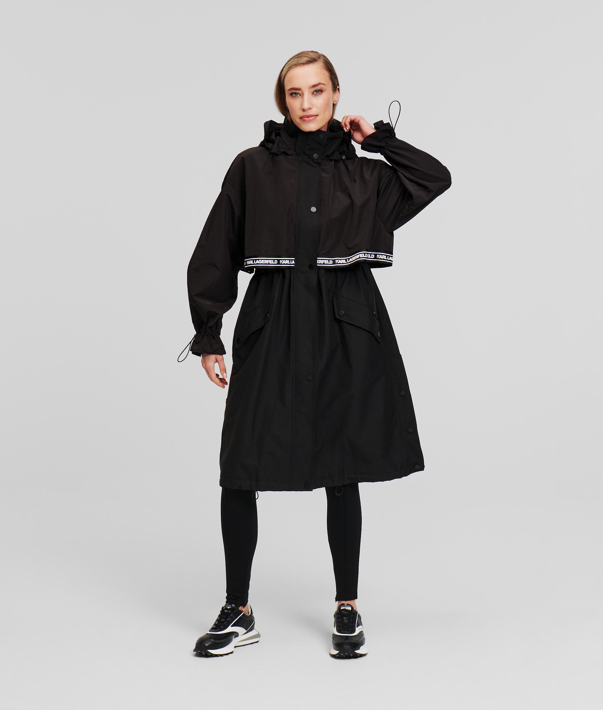 Parka À Capuche Légère Karl Lagerfeld en coloris Noir Lyst