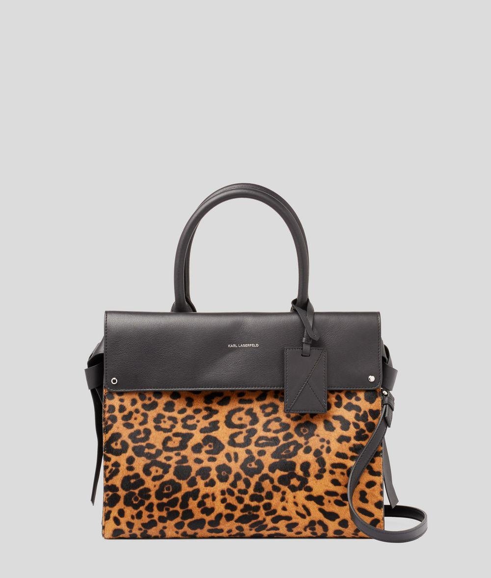 karl lagerfeld leopard bag