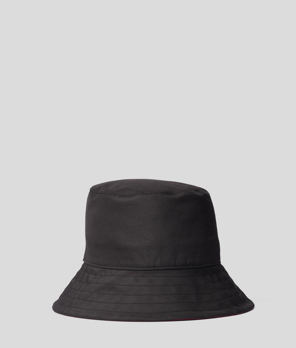 Karl Lagerfeld Cotton K/ikonik Bucket Hat in Black - Lyst