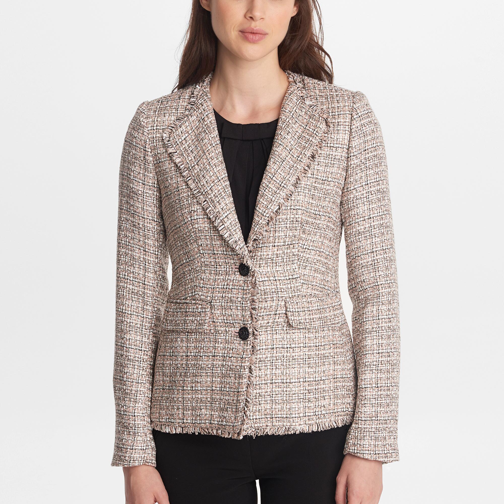 karl lagerfeld paris tweed jacket