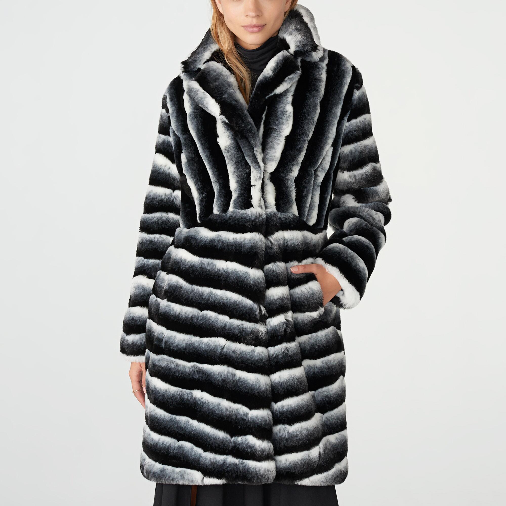 faux chinchilla jacket