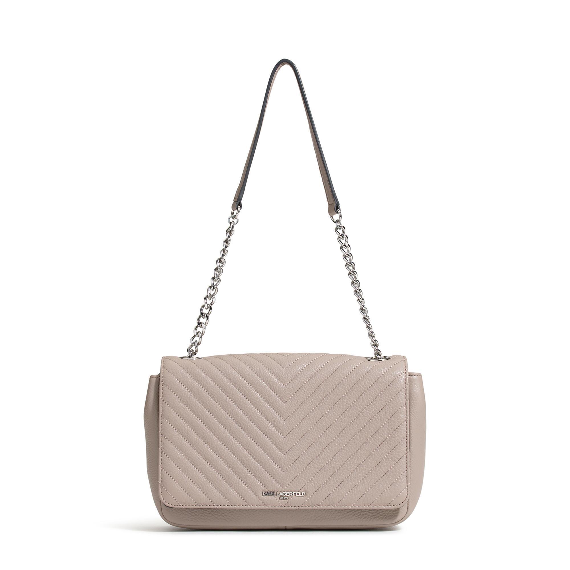 karl lagerfeld pebble shoulderbag