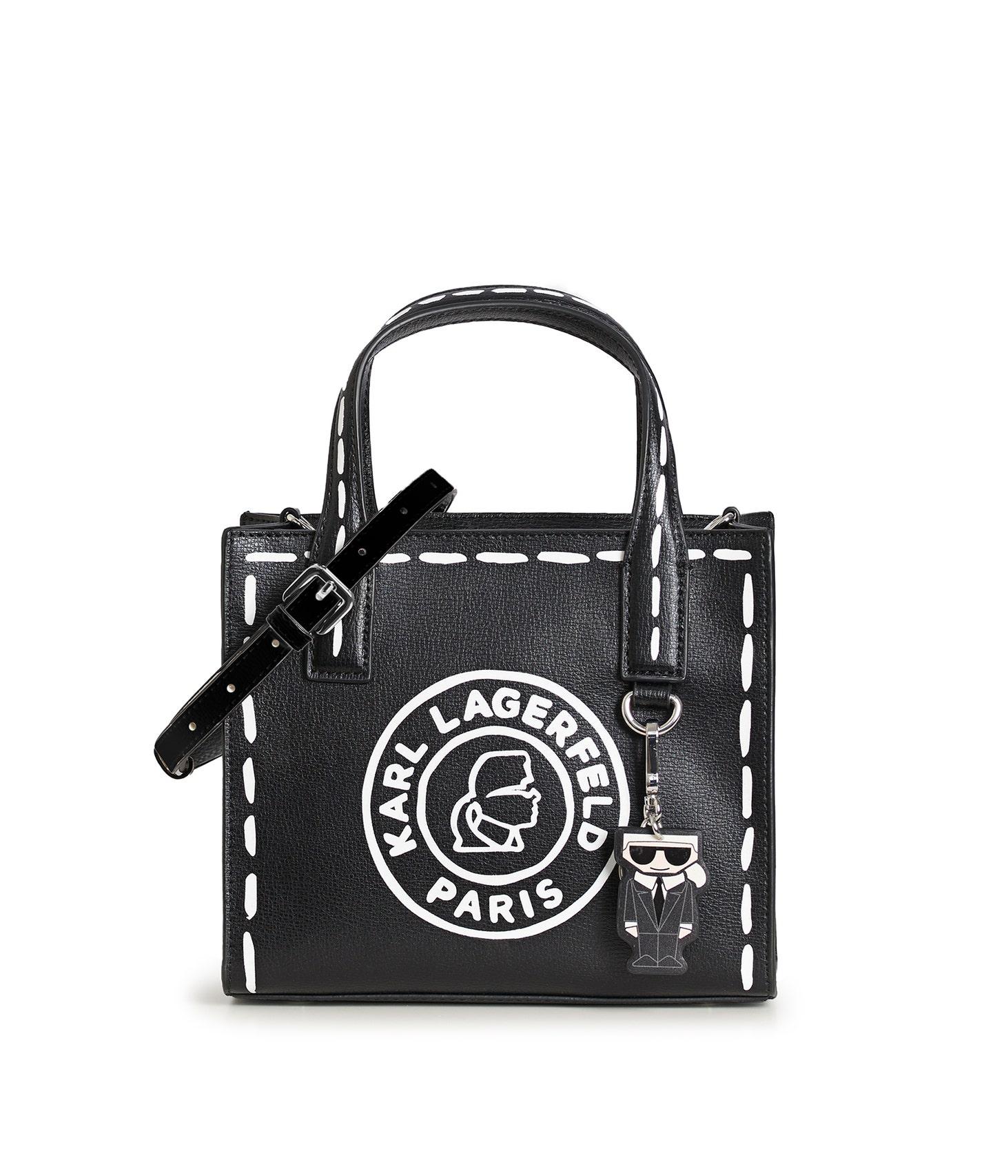 Karl Lagerfeld | Women's Nouveau Small Crossbody Bag Tote | Black Cameo ...