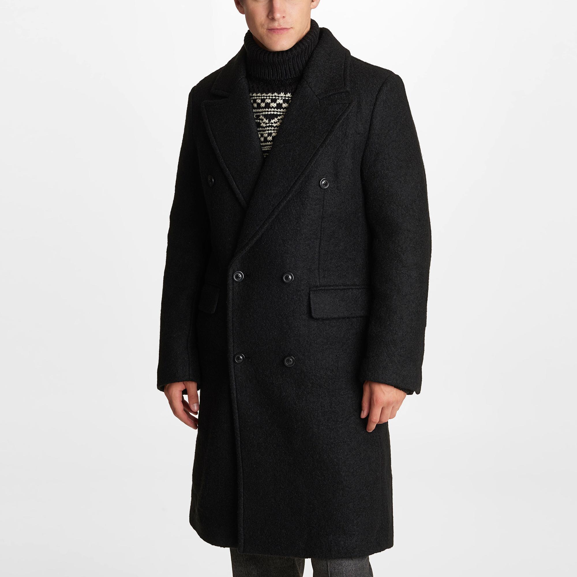 wool topper coat