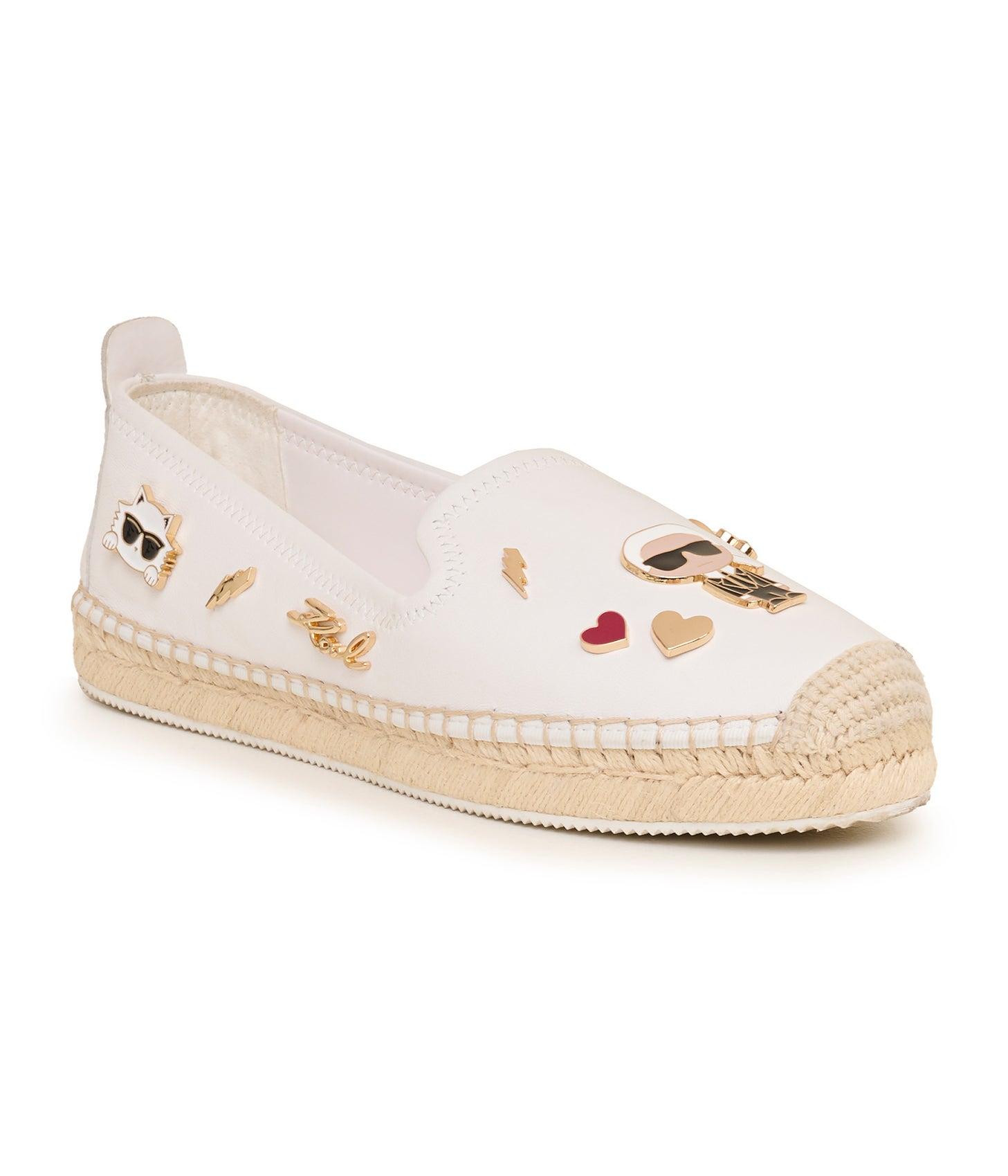 karl lagerfeld black flats