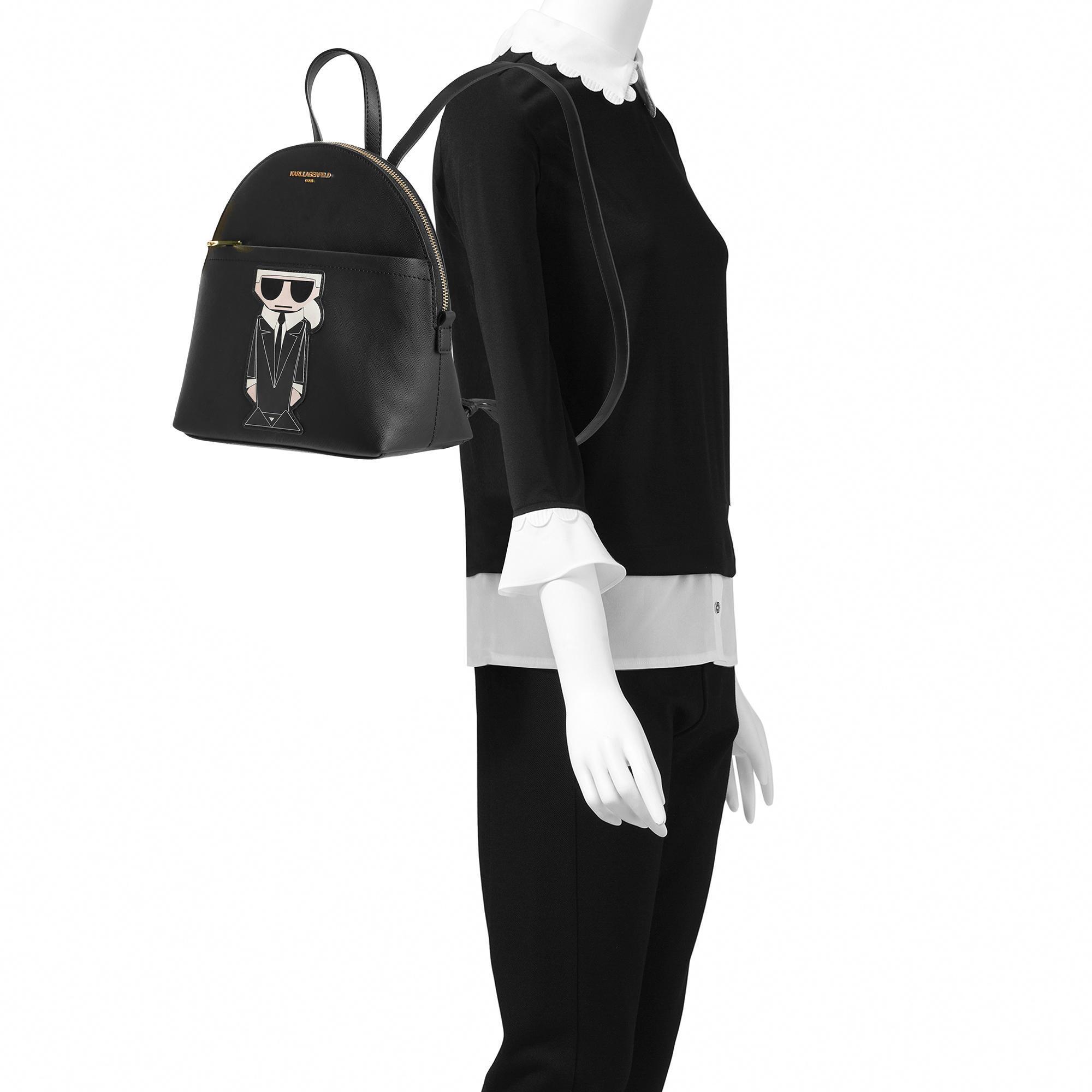 Karl Lagerfeld Maybelle Backpack in Black | Lyst