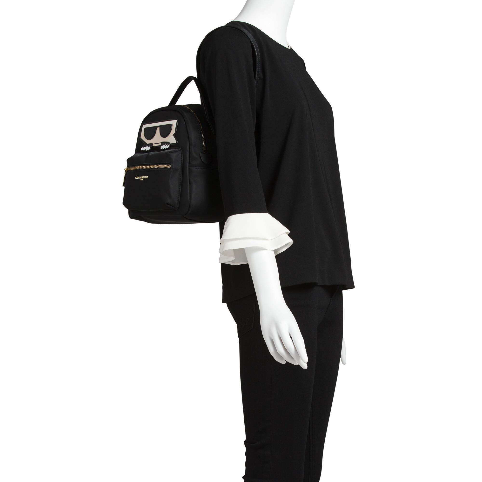 karl lagerfeld nylon backpack