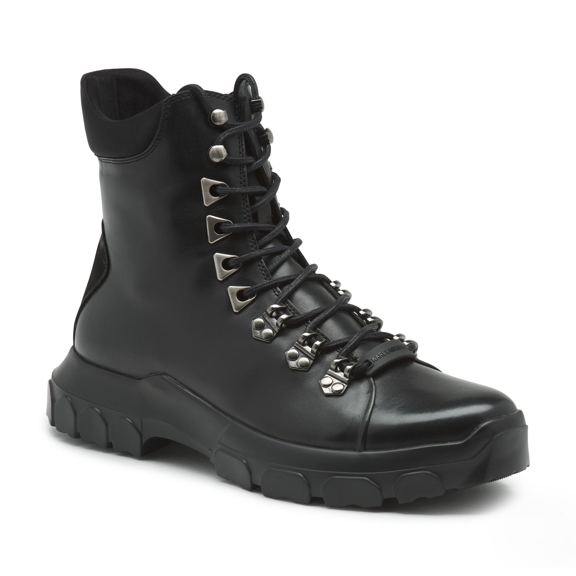 Karl Lagerfeld Hiker Boot With Neoprene in Black for Men Lyst