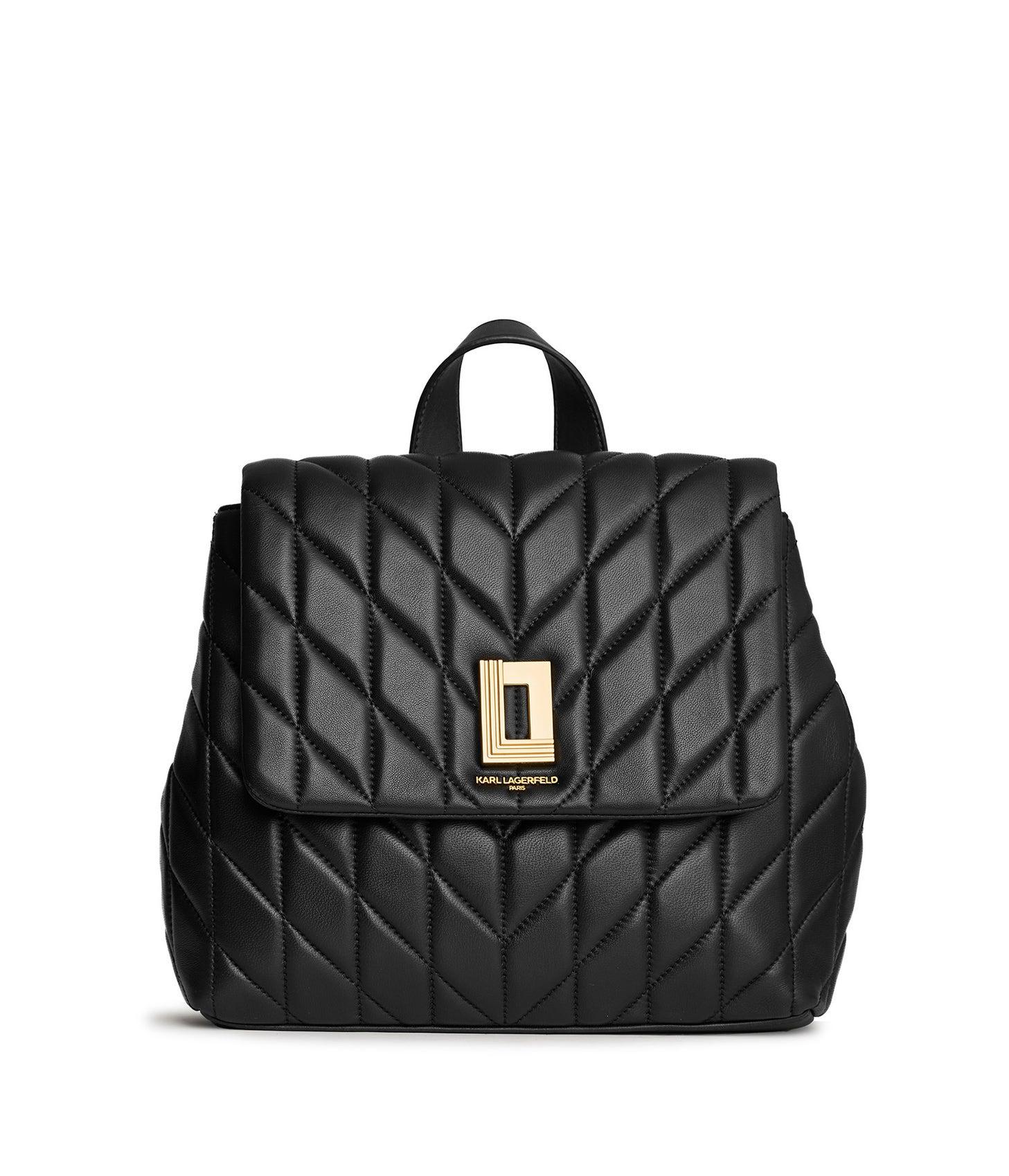 Karl Lagerfeld | Women's Lafayette Backpack | Black/gold | Lyst