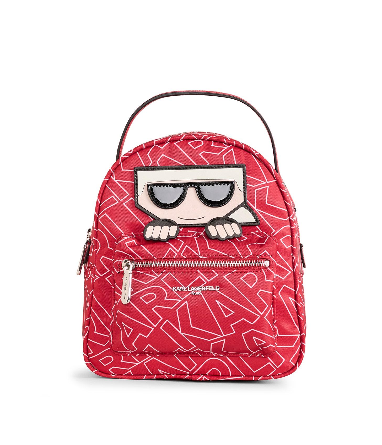 Karl Lagerfeld | Women's Amour Nylon Backpack | Red/white | Size | Lyst