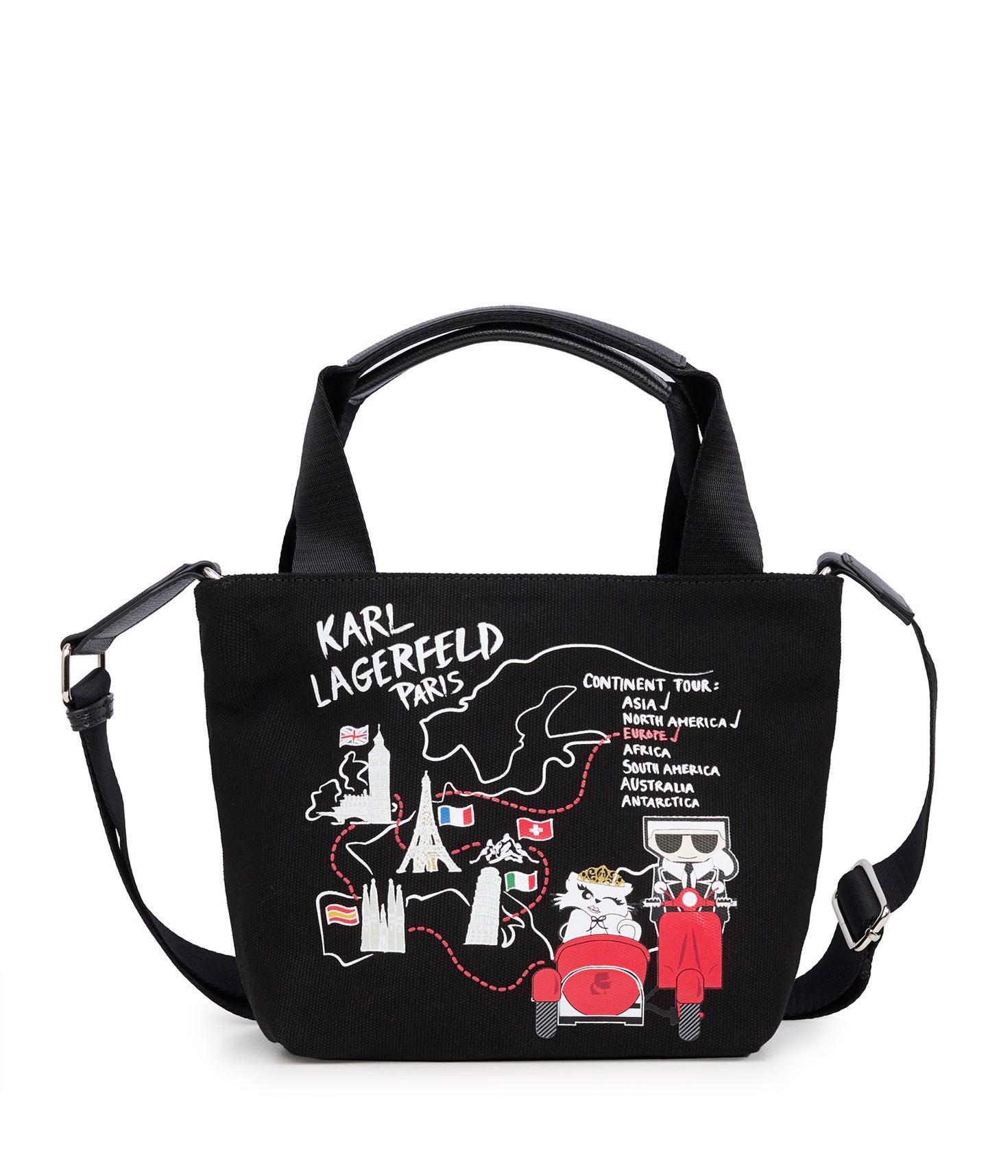 Karl lagerfeld canvas clearance tote bag