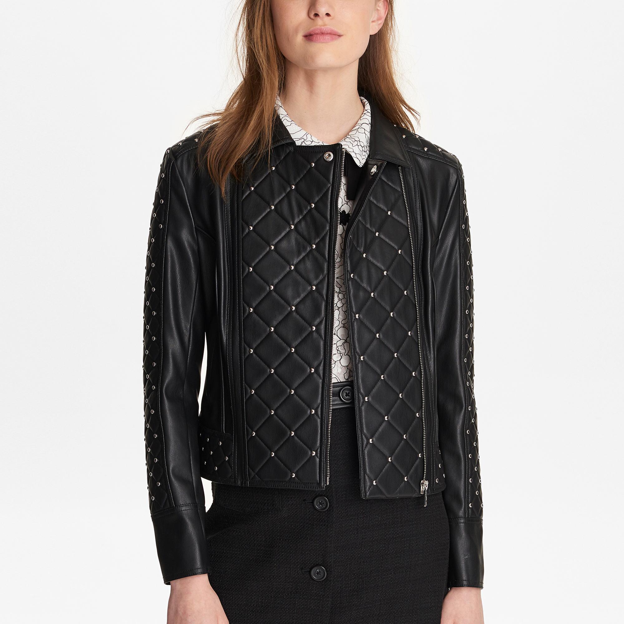 karl lagerfeld silver down padded jacket