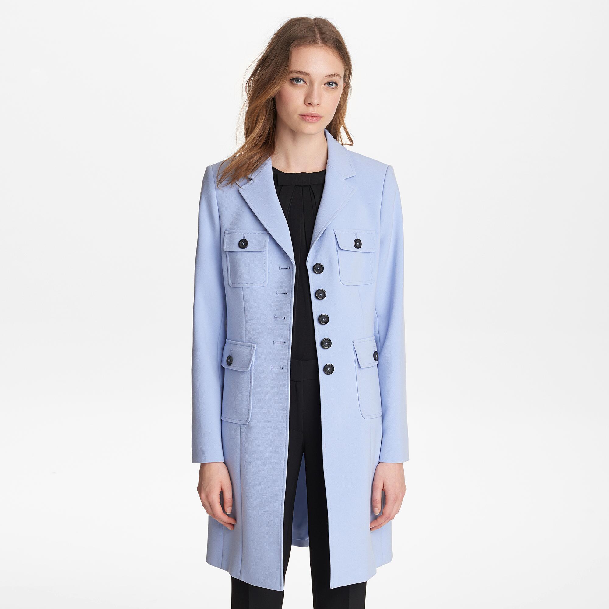 Karl lagerfeld blue coat Clearance