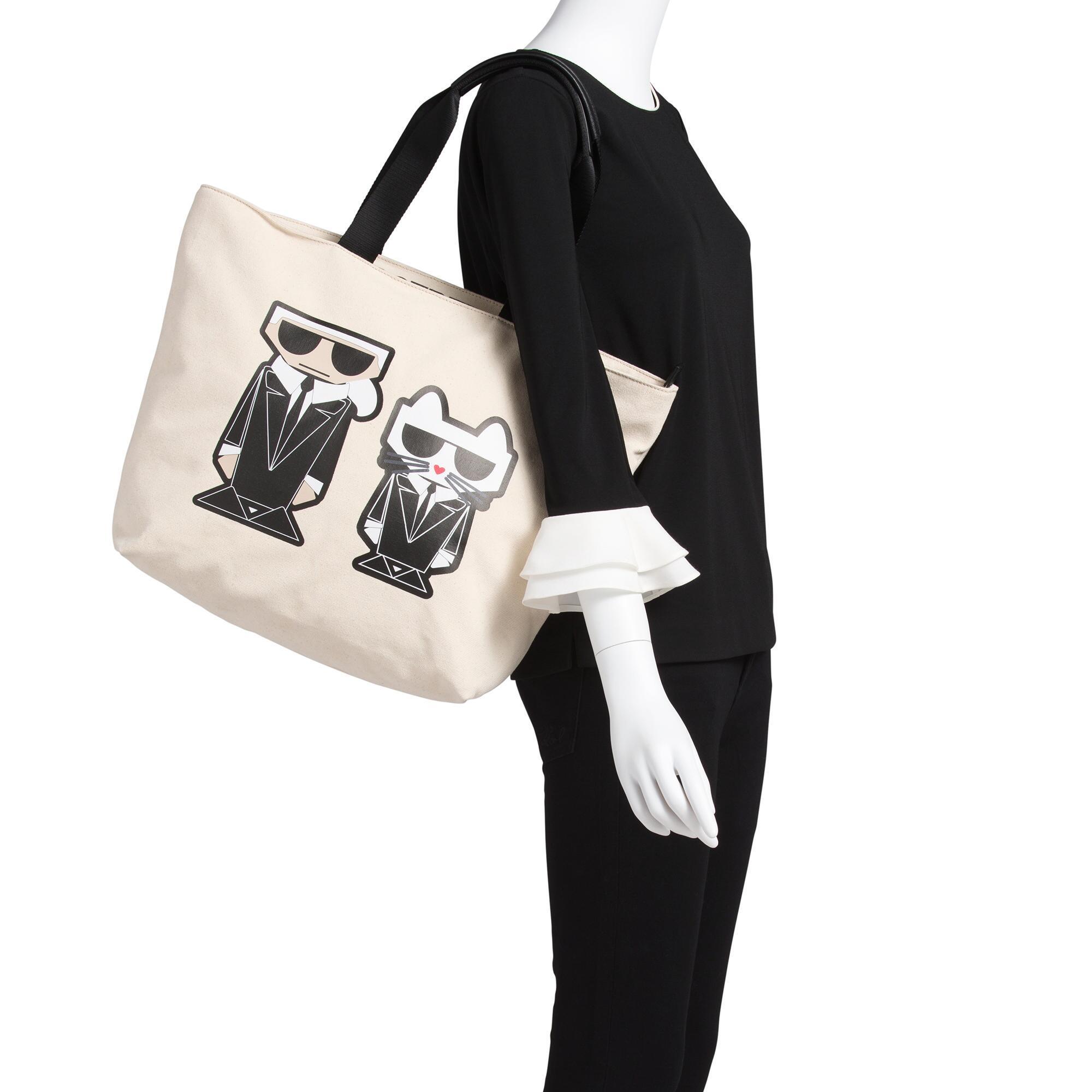 karl lagerfeld beach bag