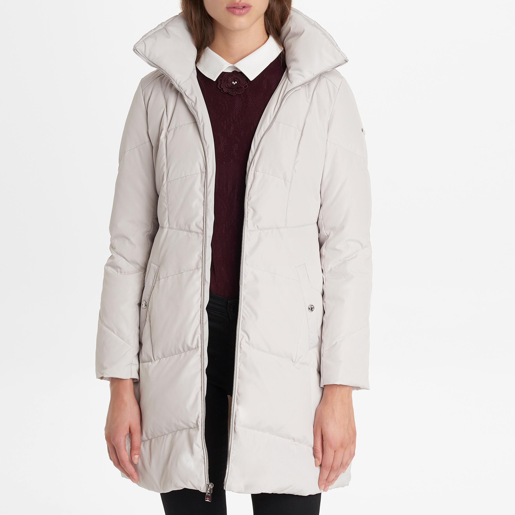 karl lagerfeld silver down padded jacket