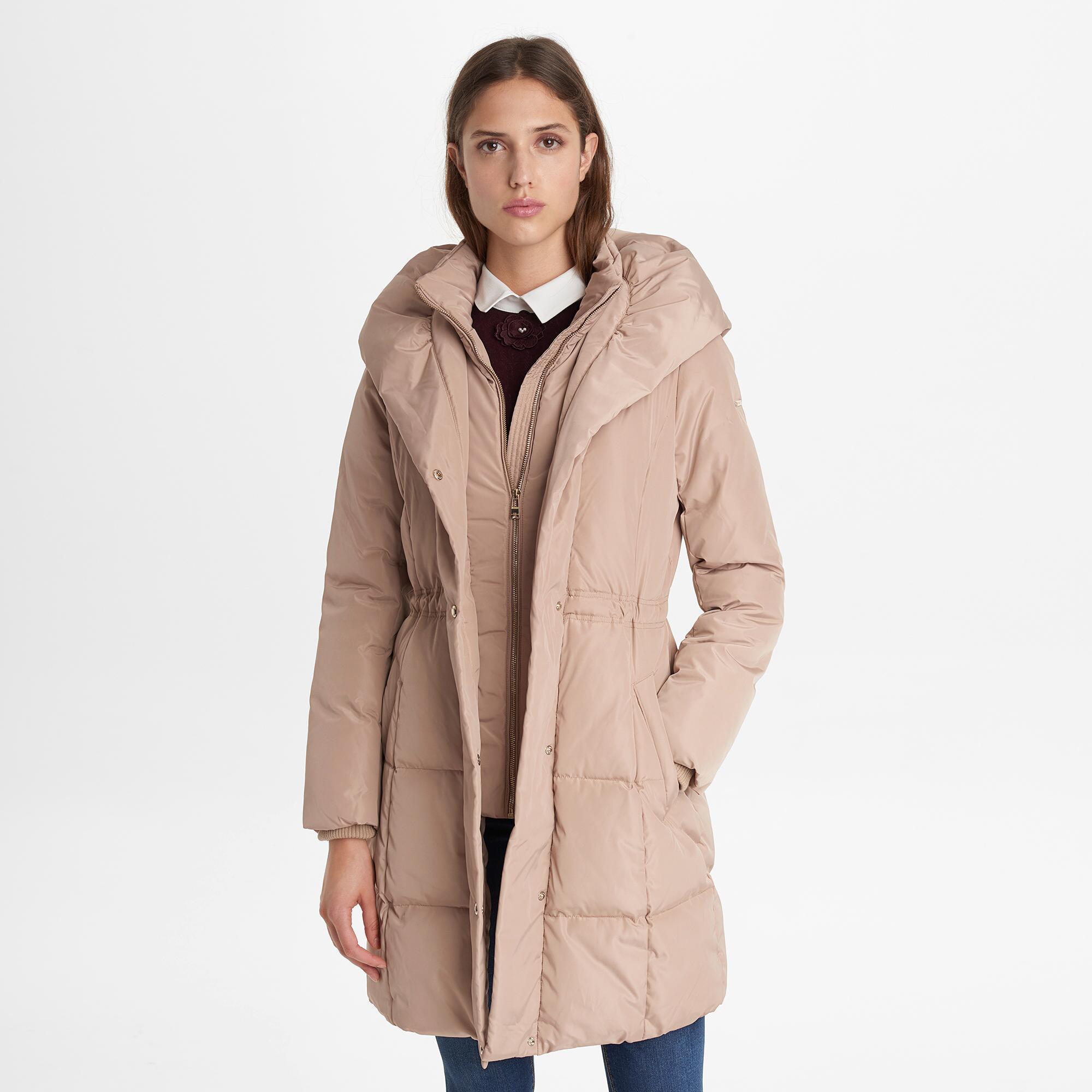 Karl Lagerfeld Synthetic Puffer Anorak Jacket With Pillow Collar in ...