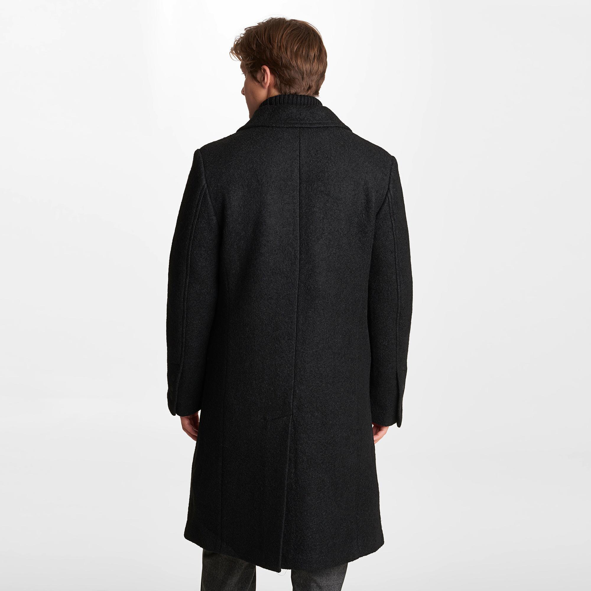 wool topper coat