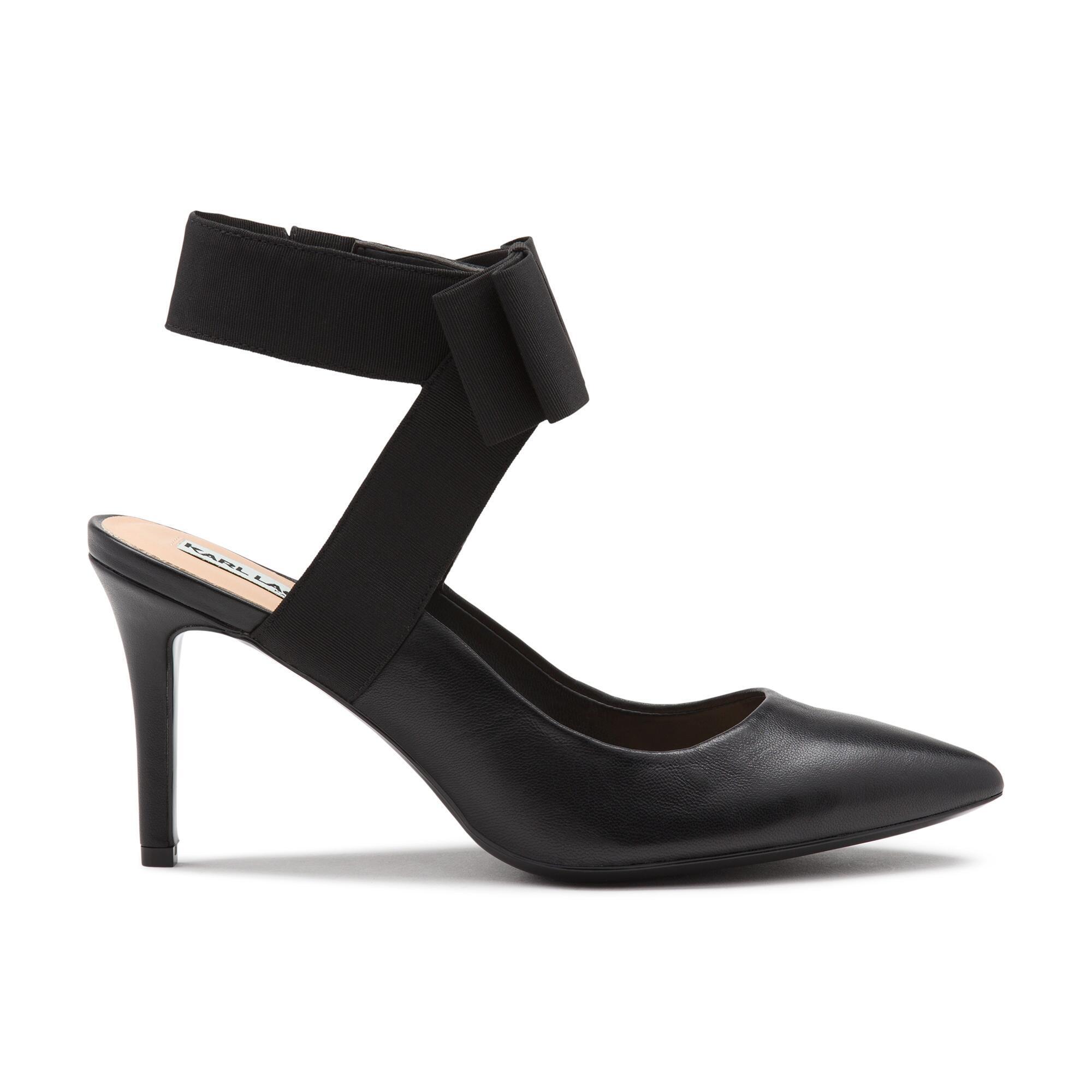 karl lagerfeld robin bow pumps
