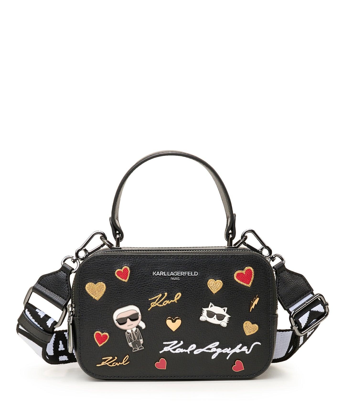 Karl Lagerfeld Women's Simone Camera Crossbody Bag Black Lyst