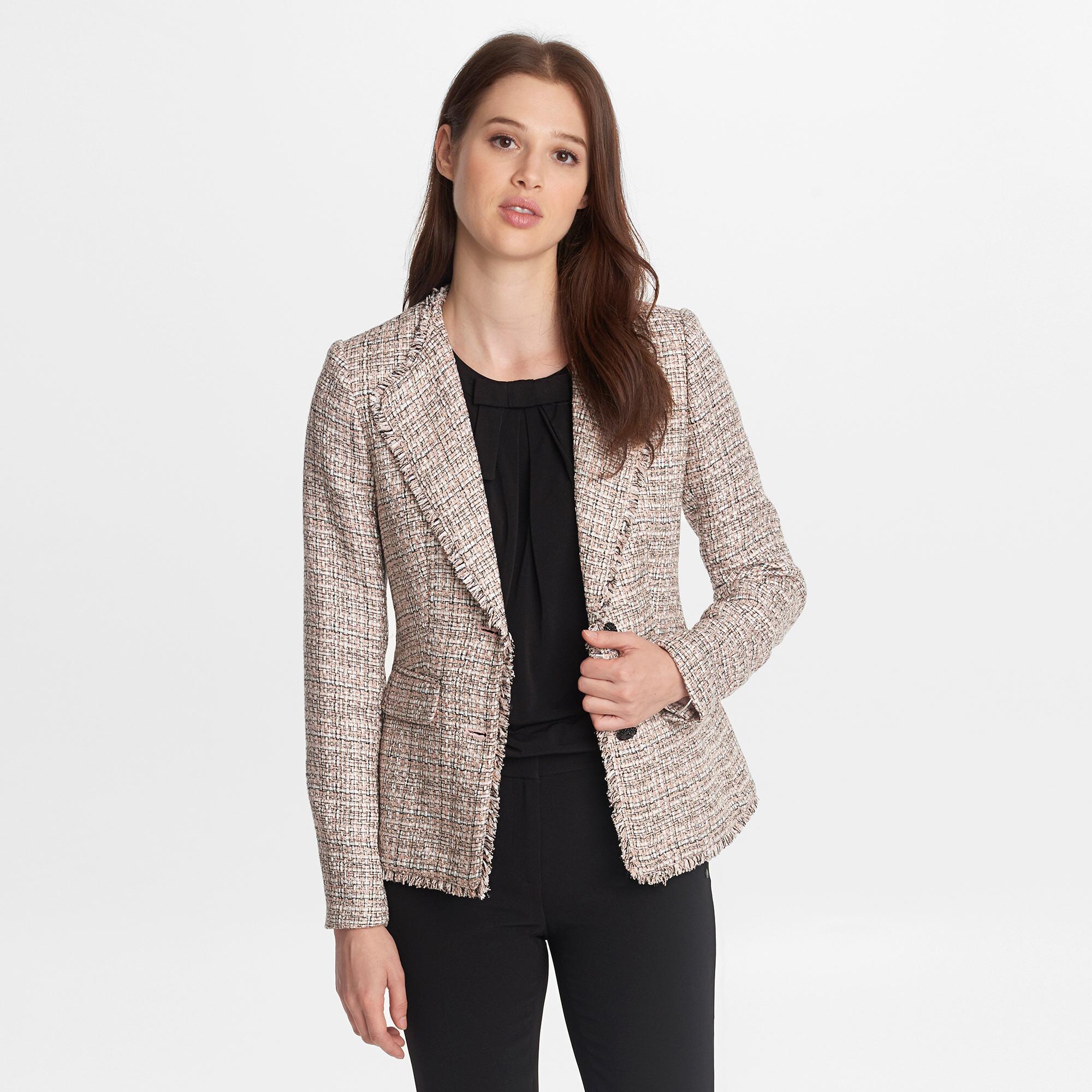 karl lagerfeld paris tweed jacket