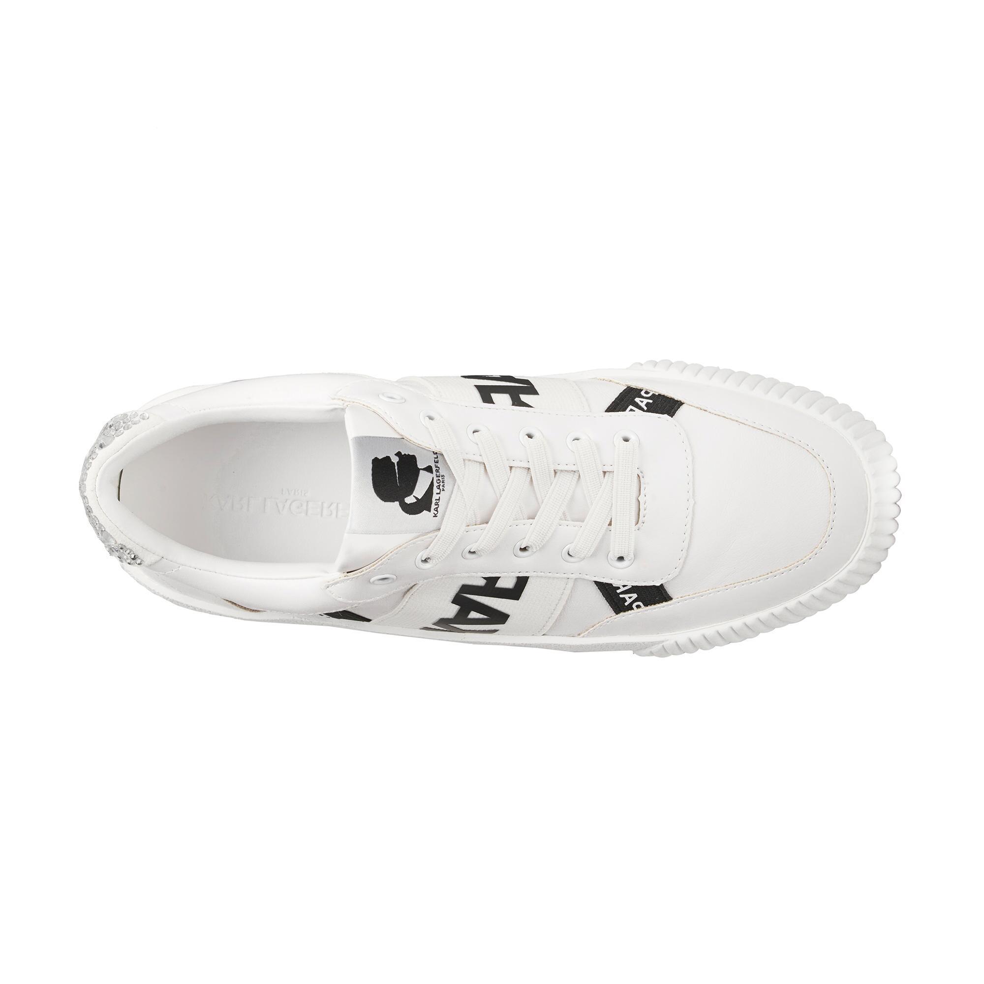 Karl Lagerfeld Synthetic Jaylee Lace Up Sneaker in Bright White (White) |  Lyst