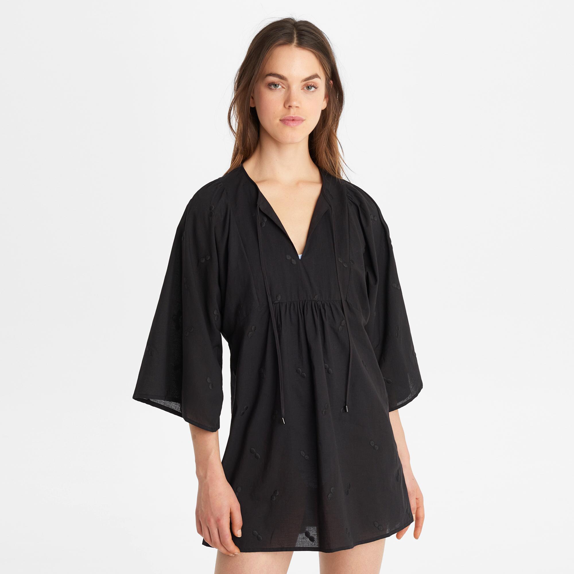 embroidered swim cover up