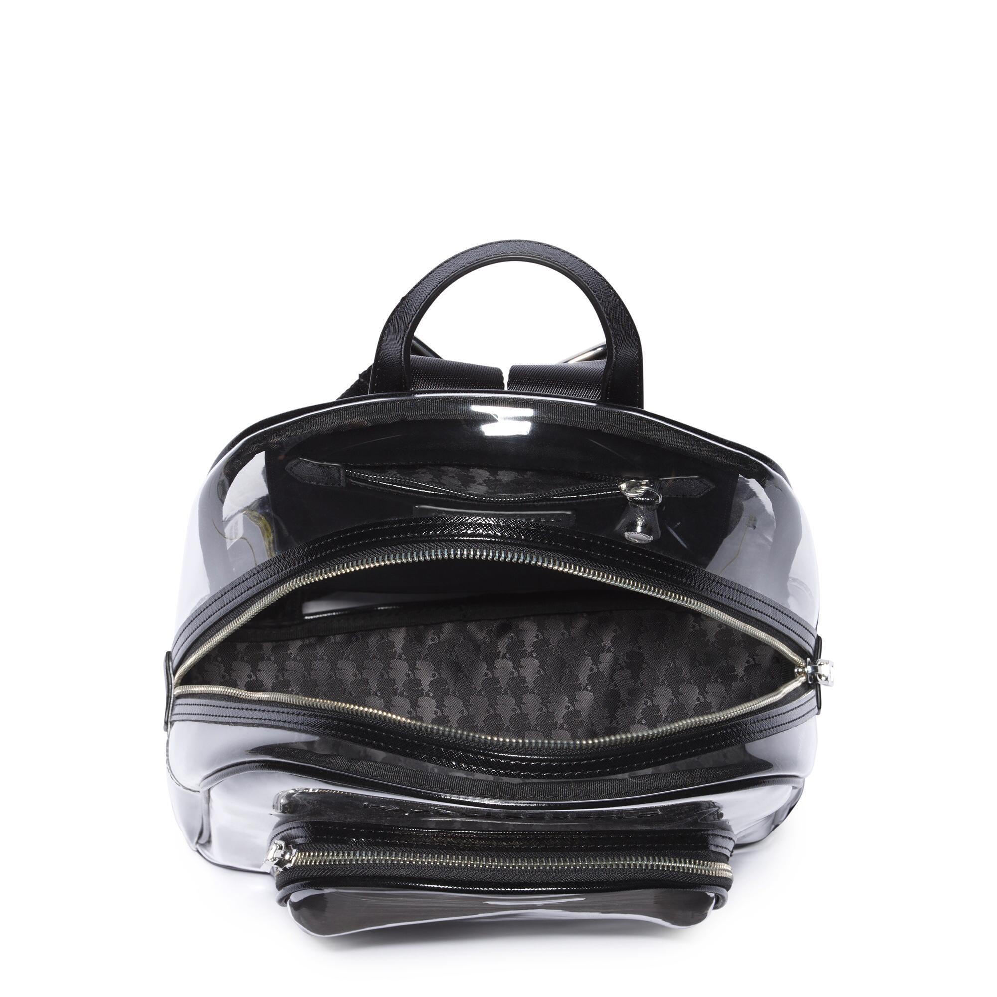 Karl Lagerfeld Clear Swim Backpack in Black - Lyst