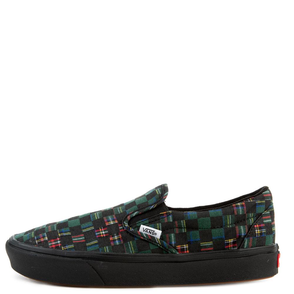 dark green slip on vans
