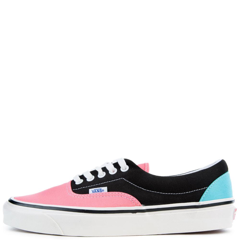 pink and turquoise vans