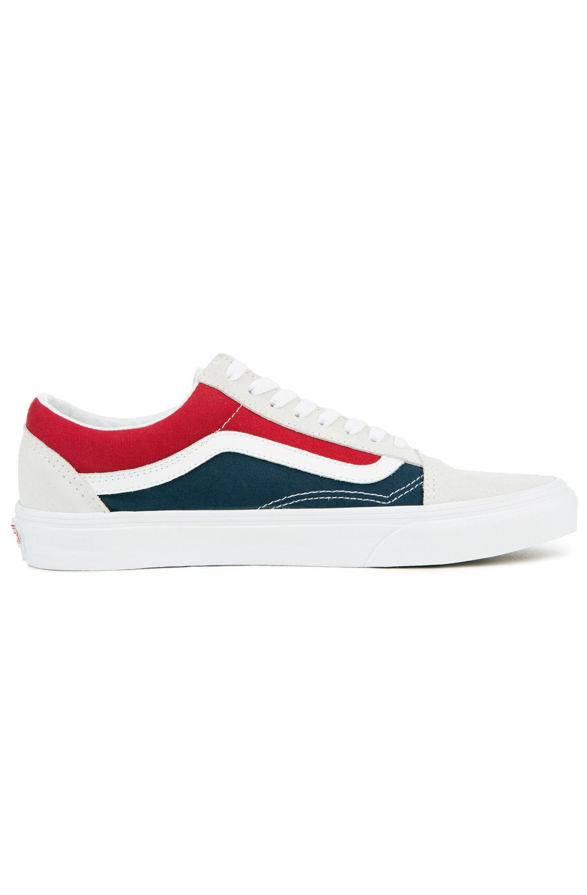 vans blue red and white