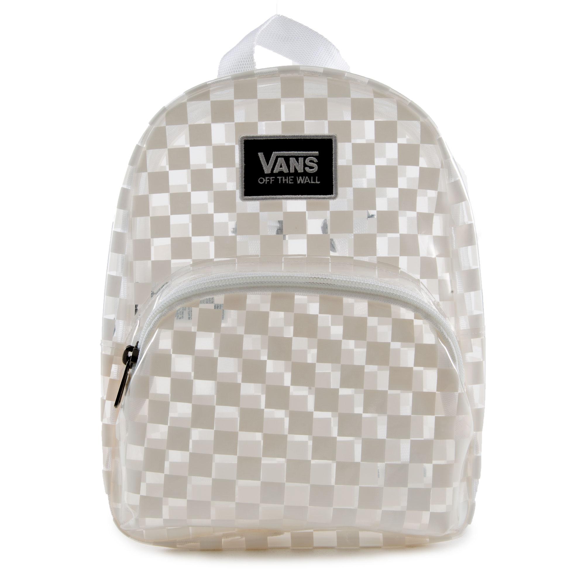 clear mini backpack vans