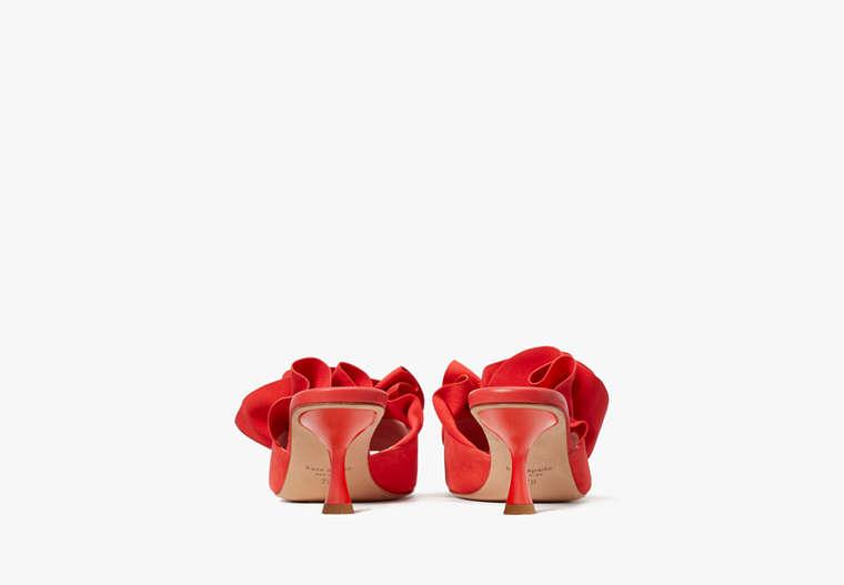 Kate Spade Red Bow Heels Kate Spade Red Velvet (suede) Peep Toe