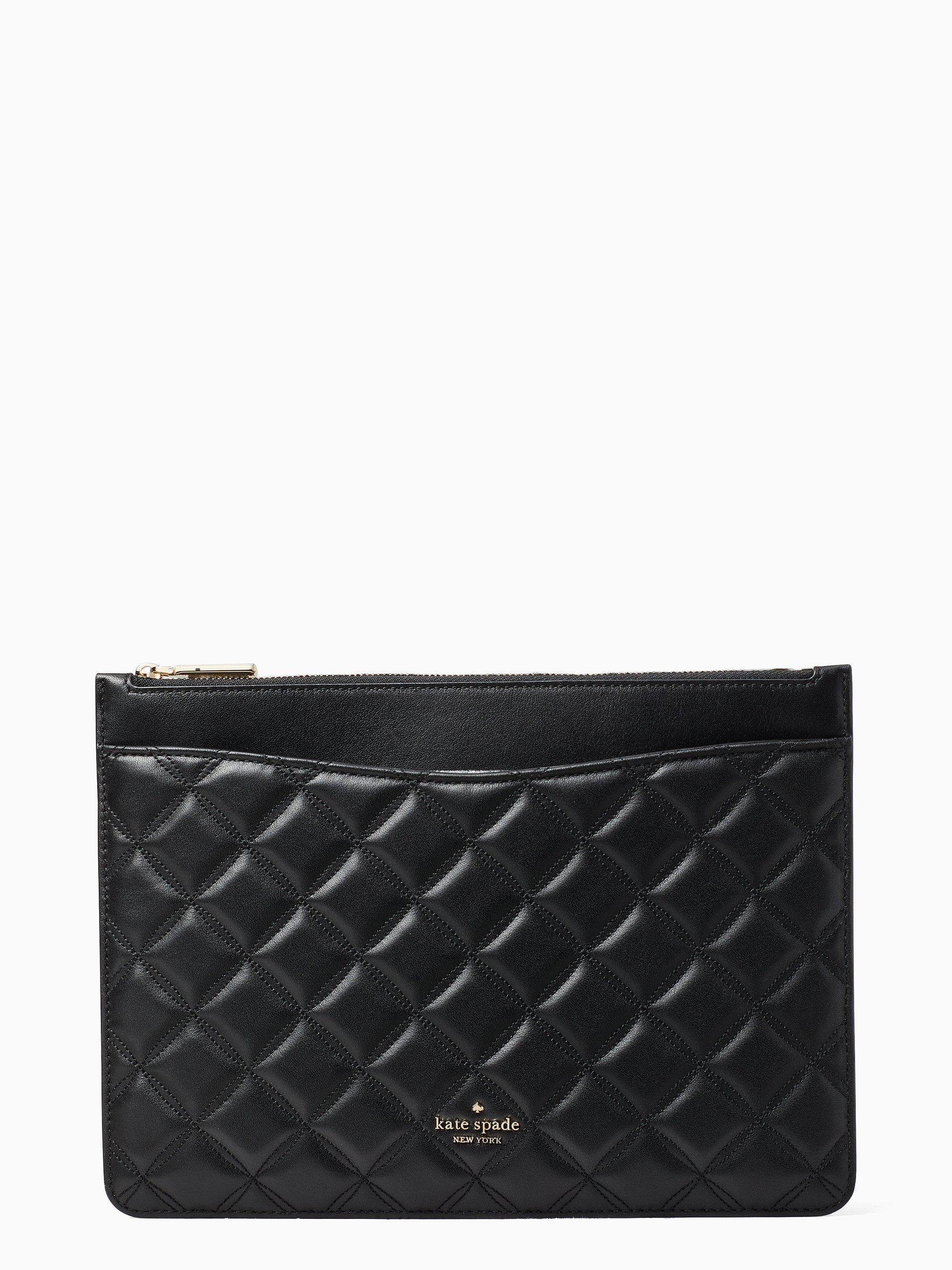 Kate Spade Natalia Large Zip Pouch in Black Lyst