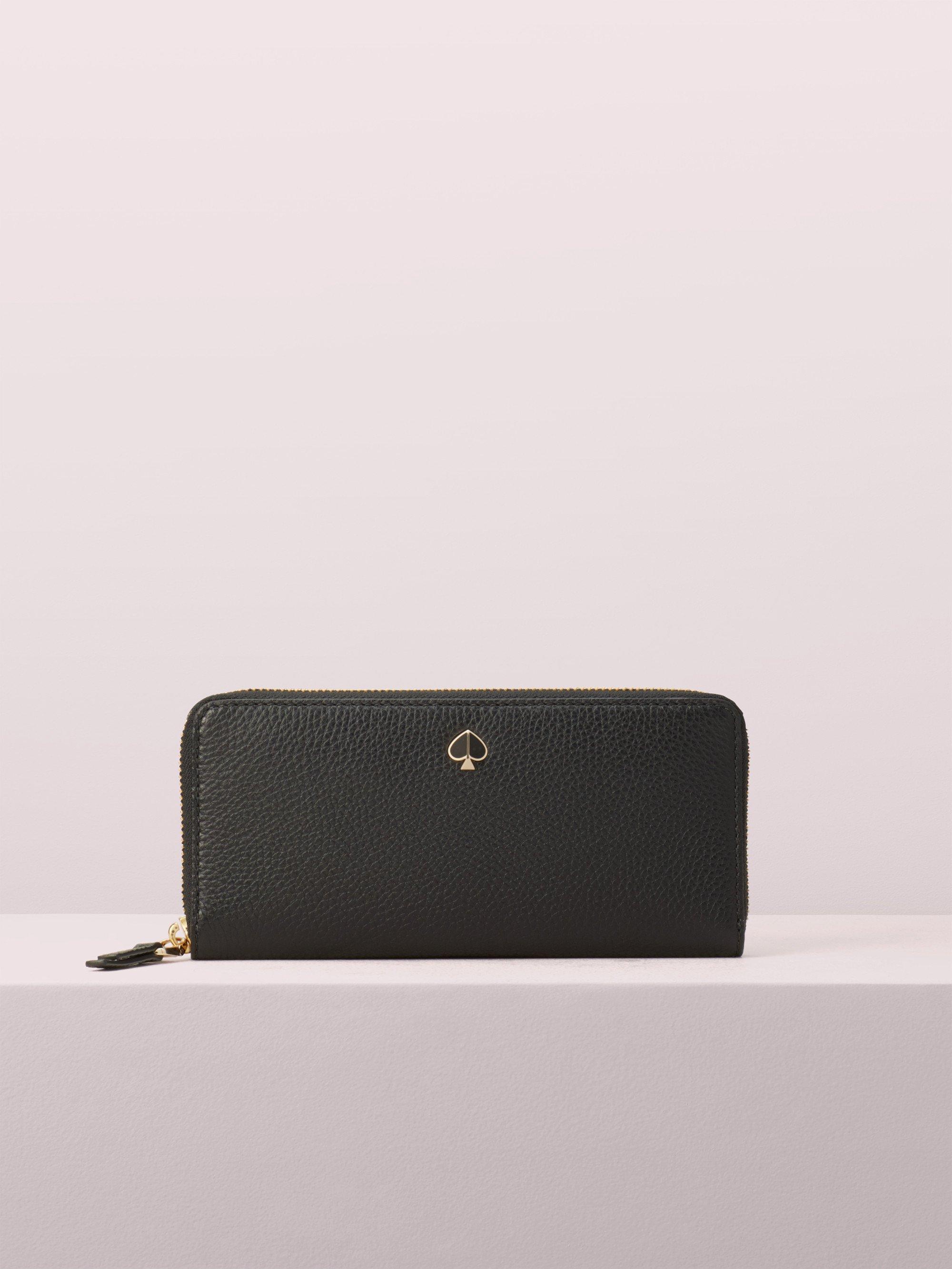 kate spade polly slim continental wallet